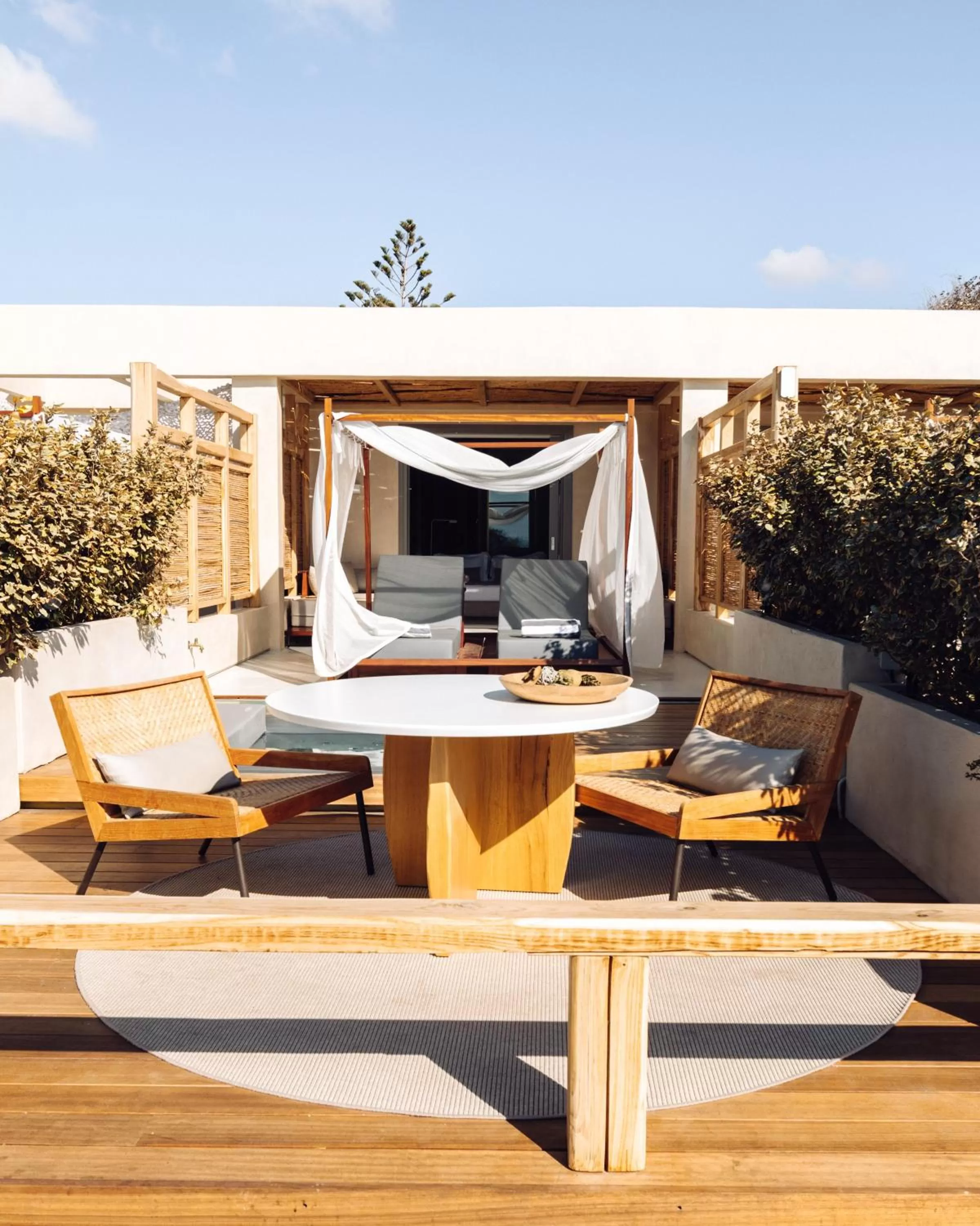 Balcony/Terrace in Avgoustos Suites Naxos