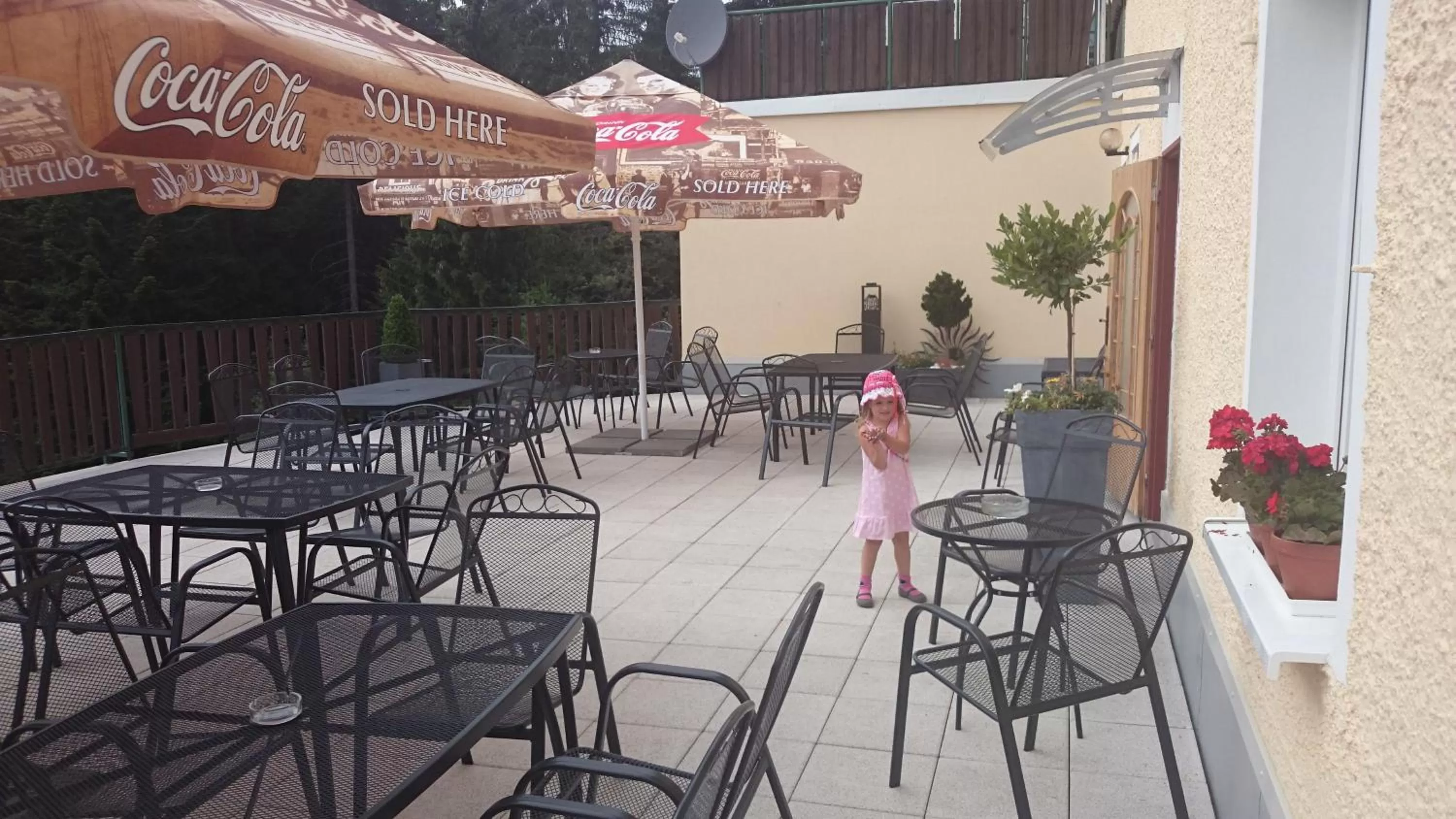 Patio in Hotel Gradl