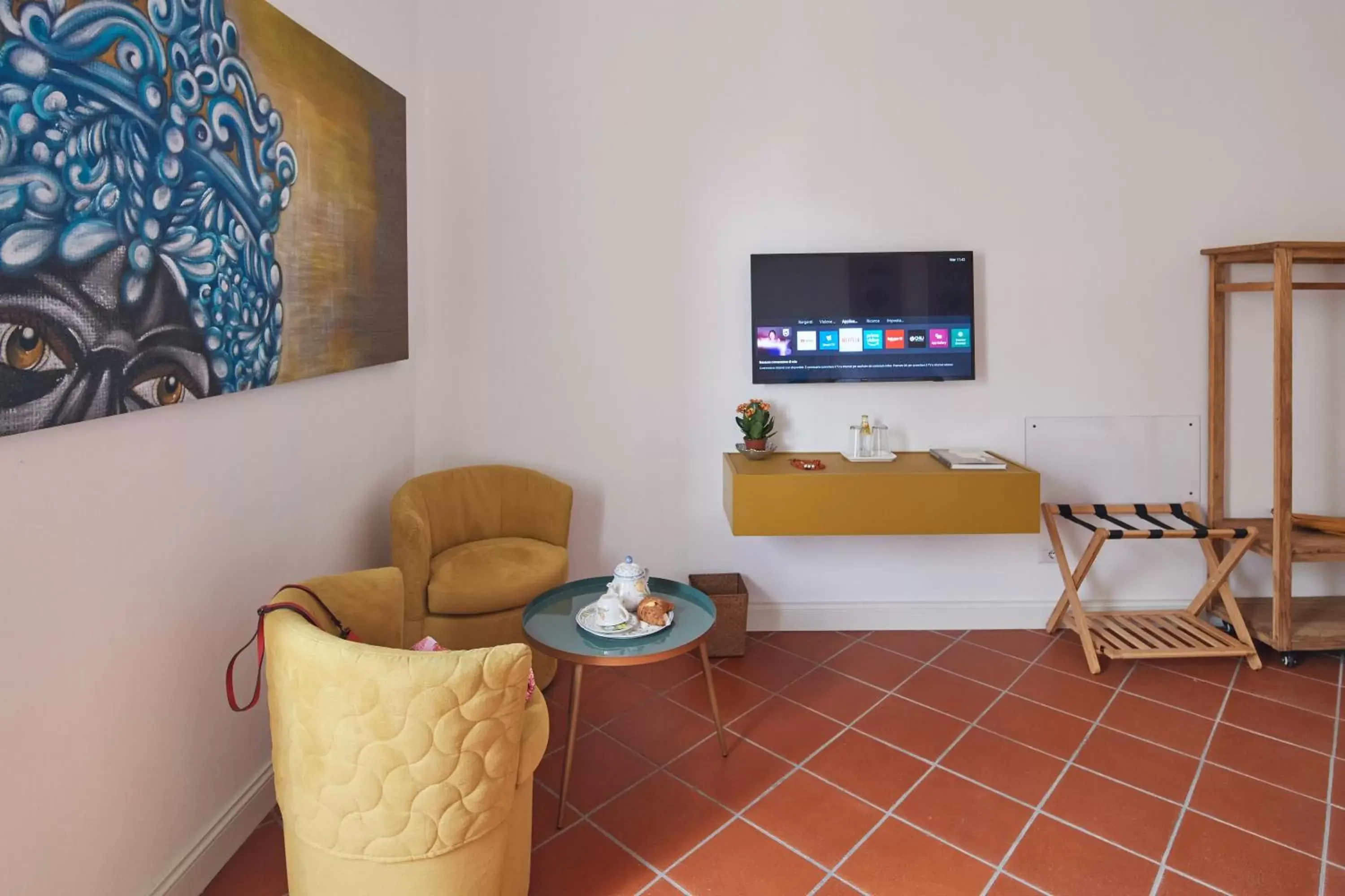 Seating area, TV/Entertainment Center in Galleria del Duomo