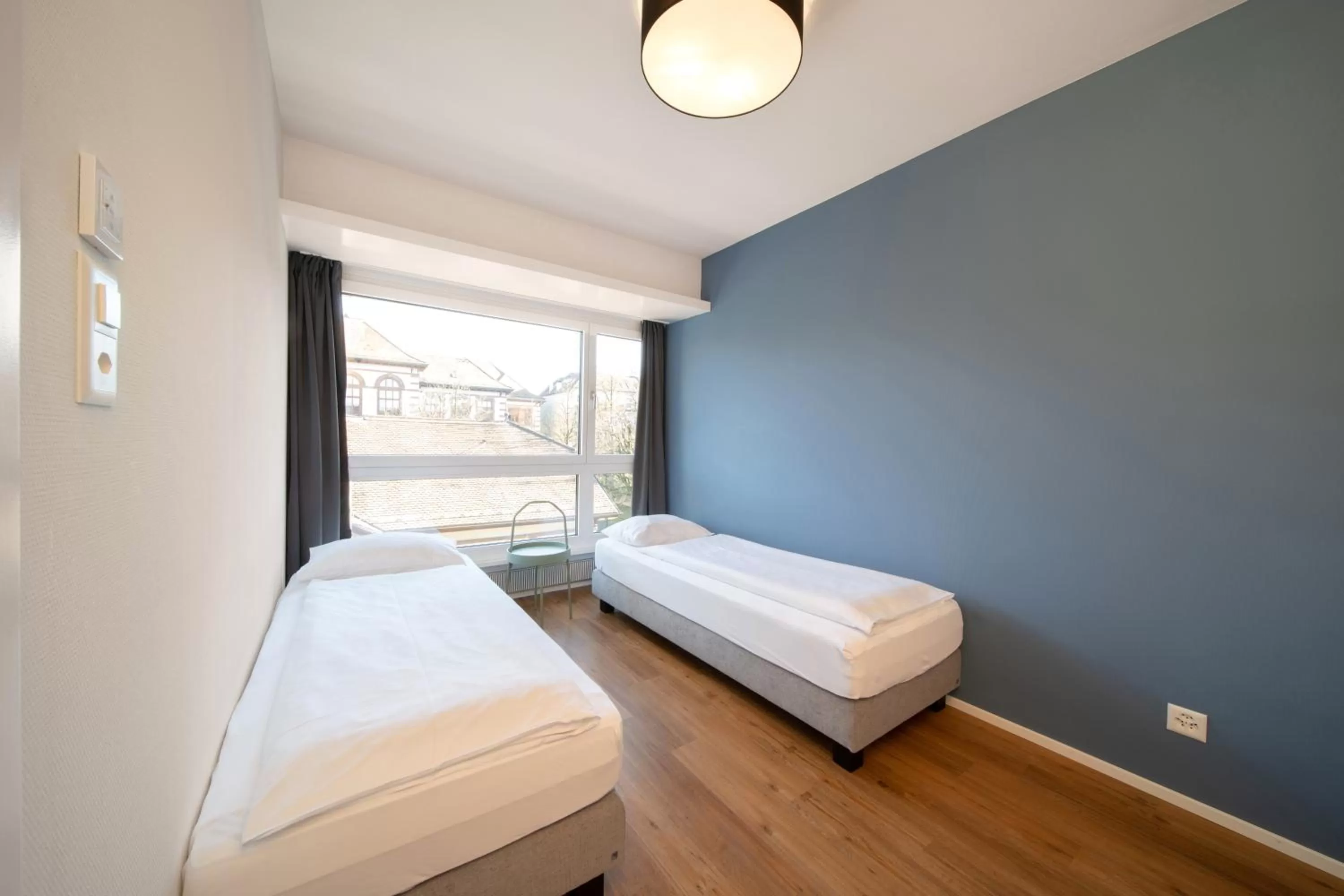 Bed in Hotel by Hyve Basel