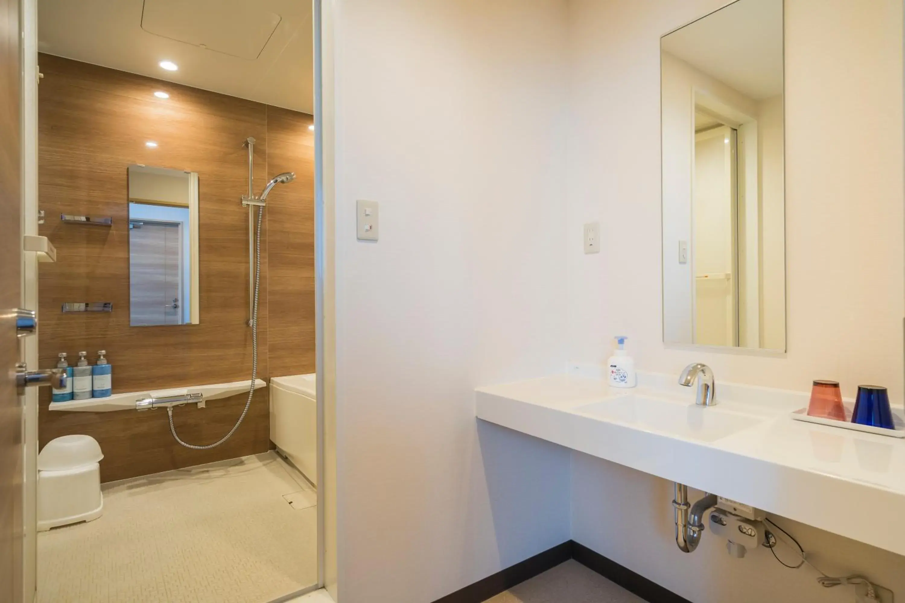 Photo of the whole room, Bathroom in Hotel Hakata Nakasu Inn