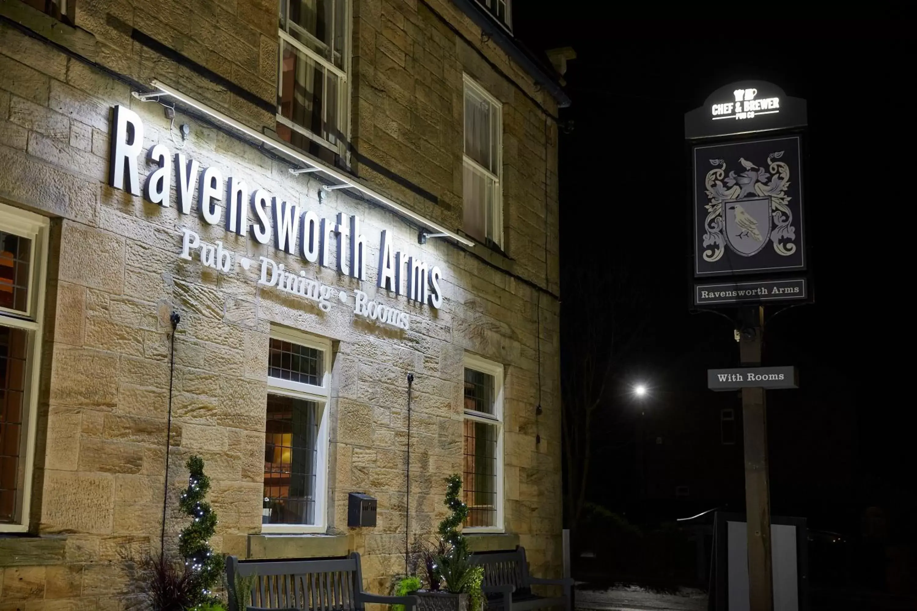 Facade/entrance, Property Logo/Sign in Ravensworth Arms by Chef & Brewer Collection