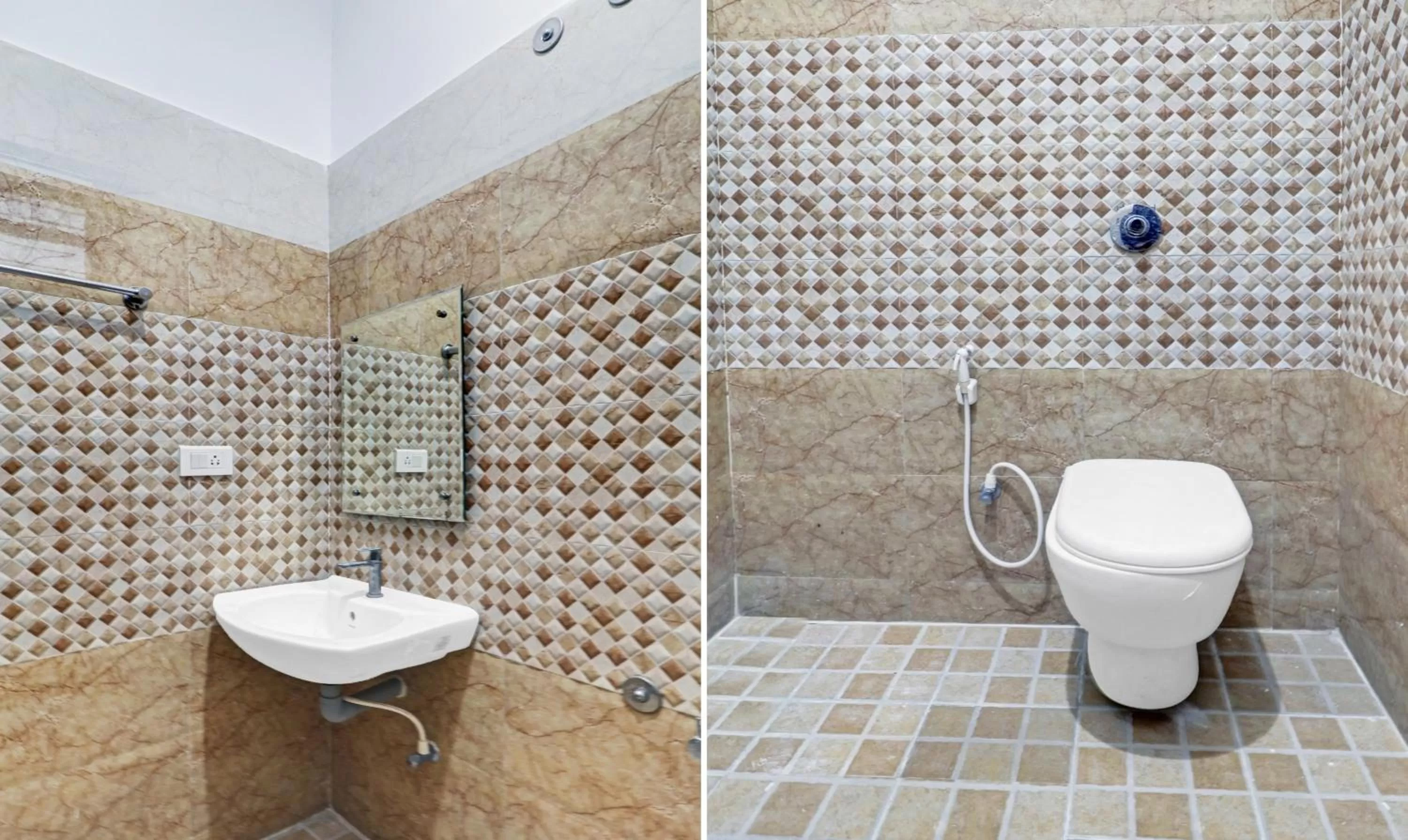 Bathroom in GRAND JP INN Near 2 km from Gundlupet bus stand