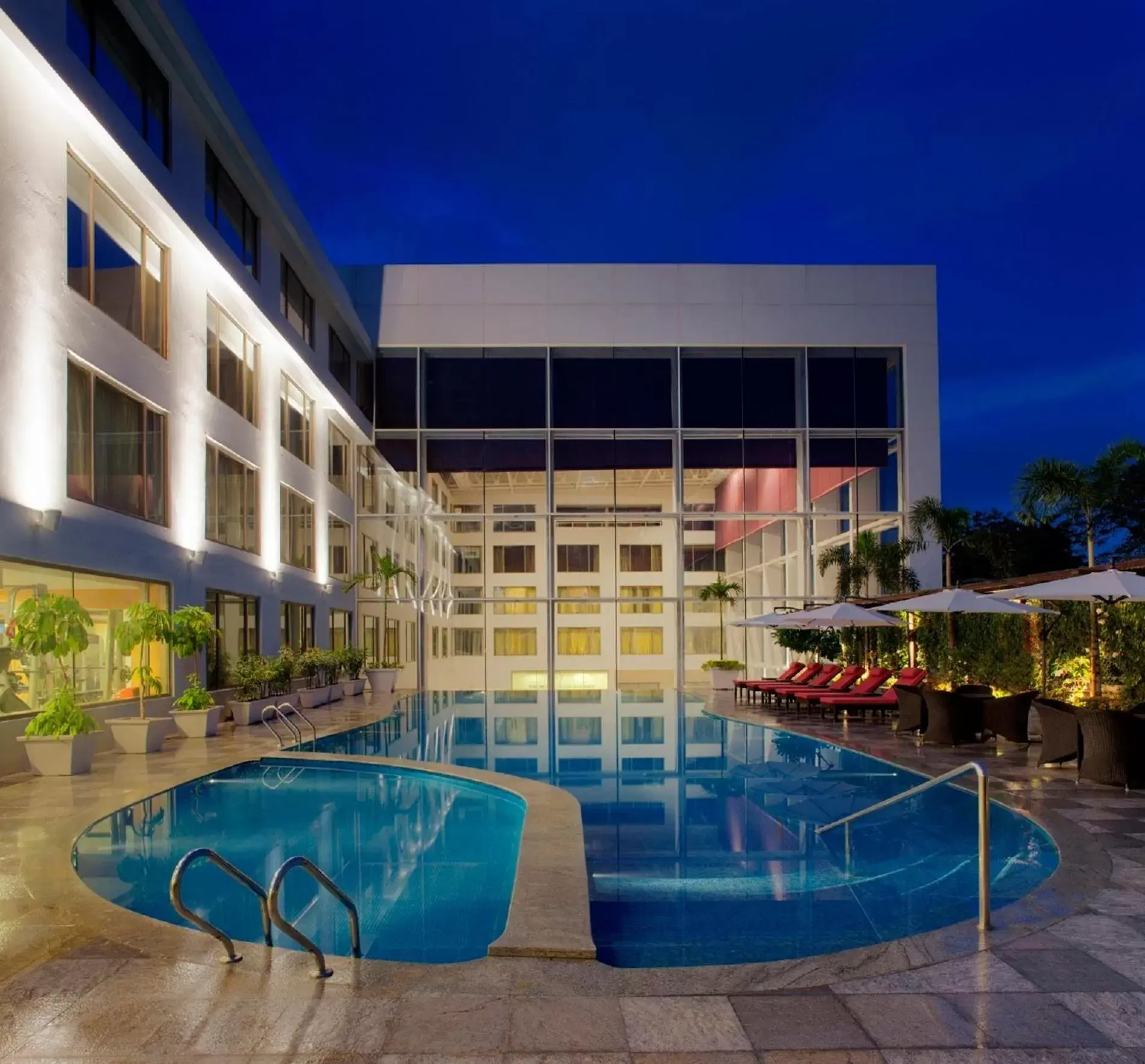 Swimming Pool in Radisson Blu Plaza Hotel Hyderabad Banjara Hills