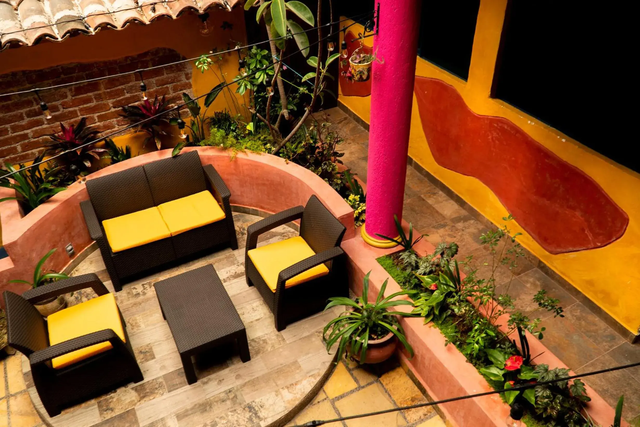 Patio in Hotel Tepeyac