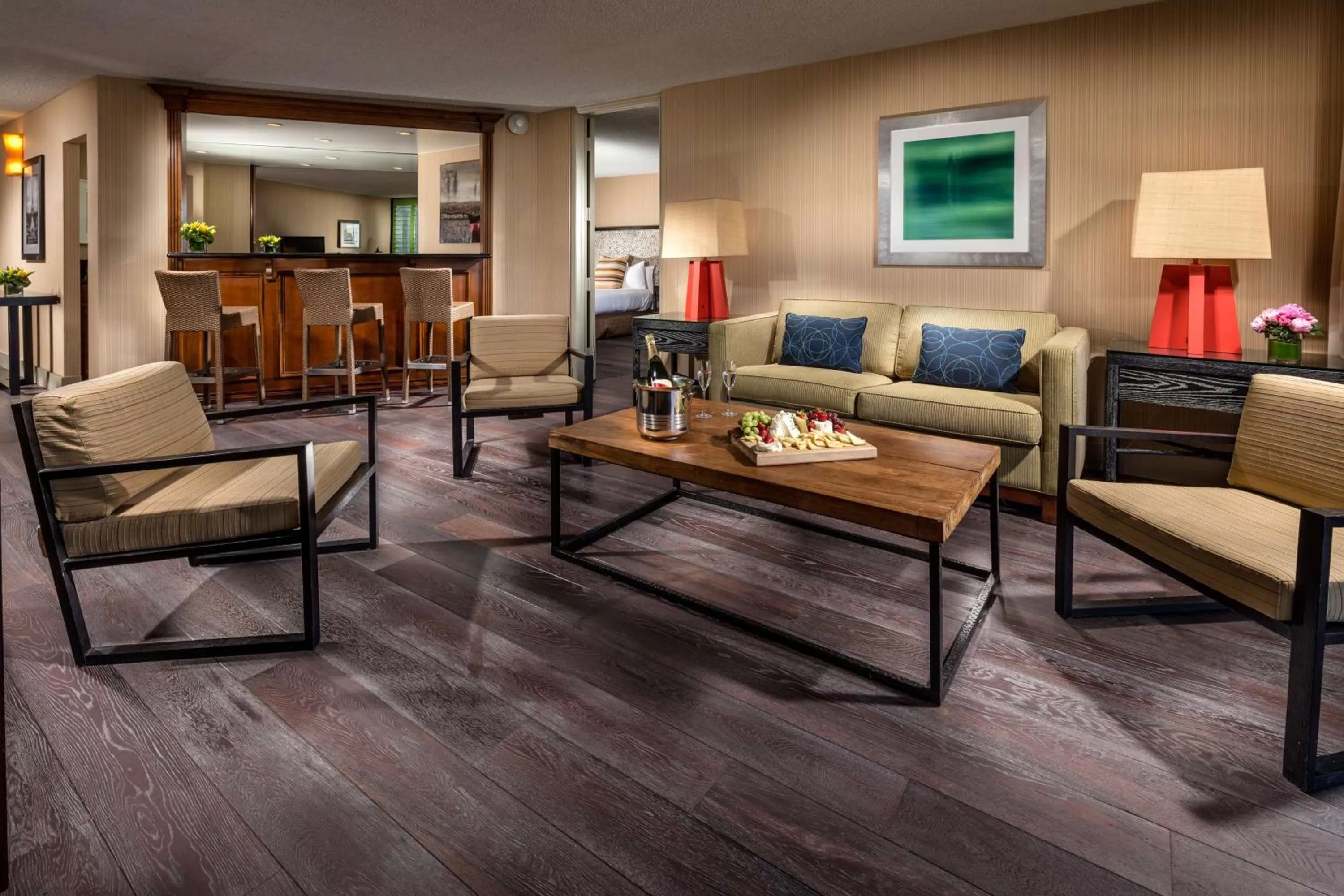 Living room in Hotel Maya