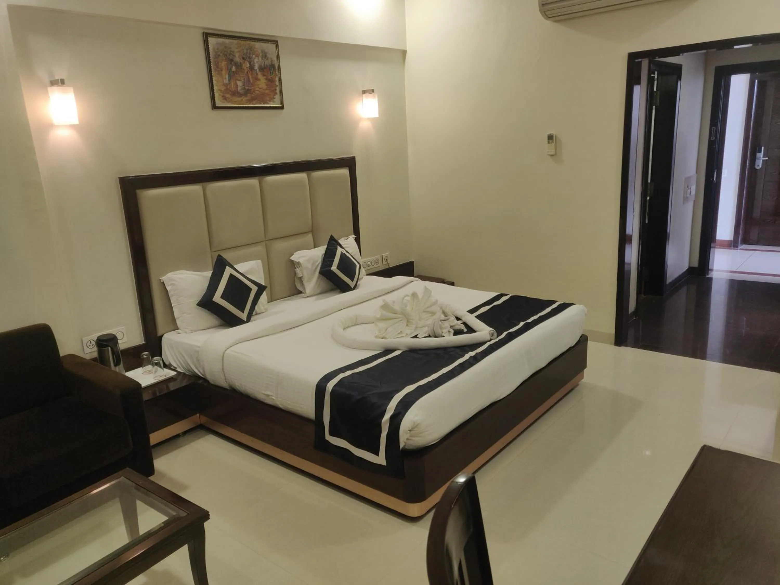 Bed in Chandra Imperial