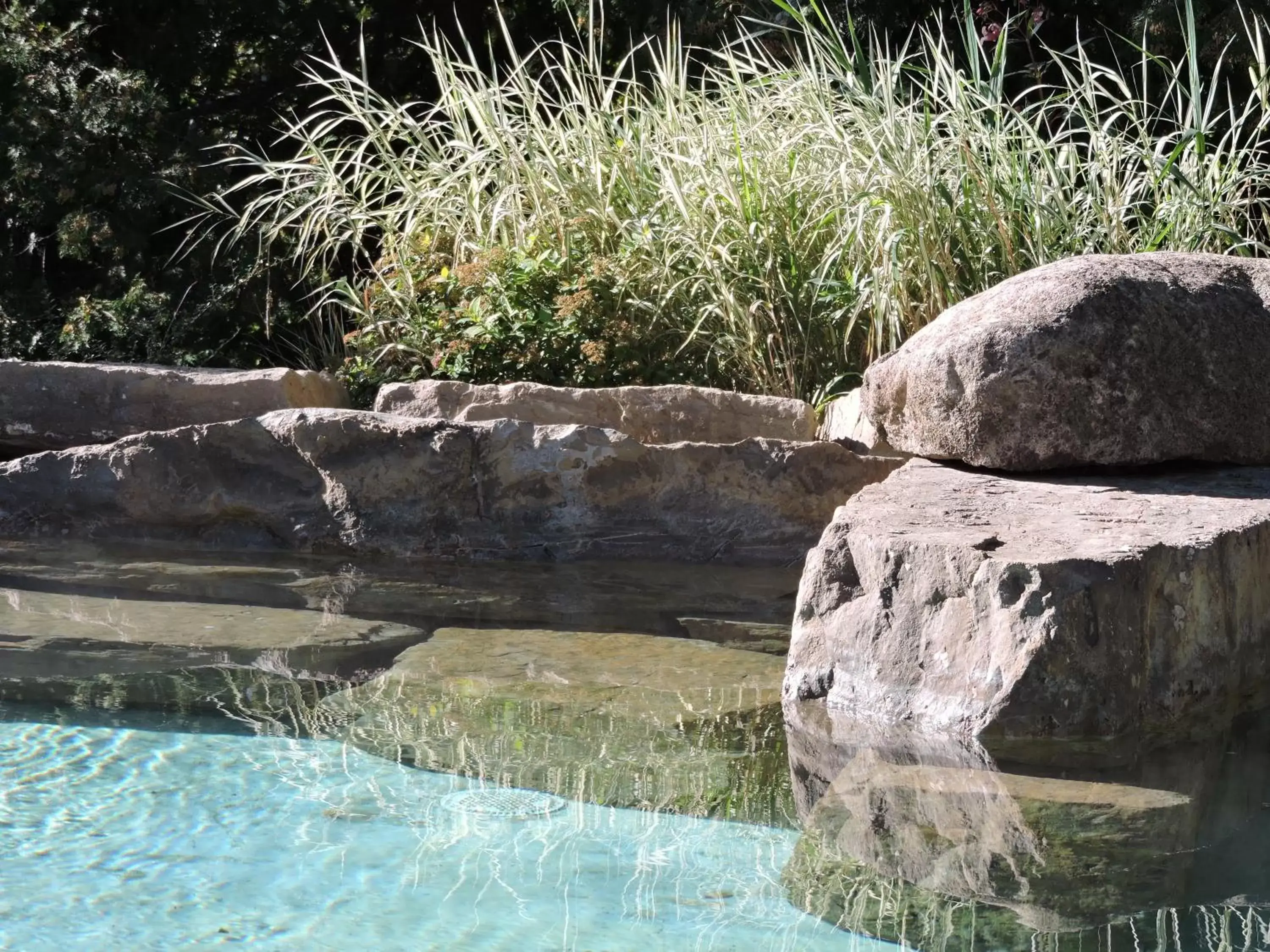 Hot Spring Bath, Natural Landscape in Auberge Spa & Beaux Reves