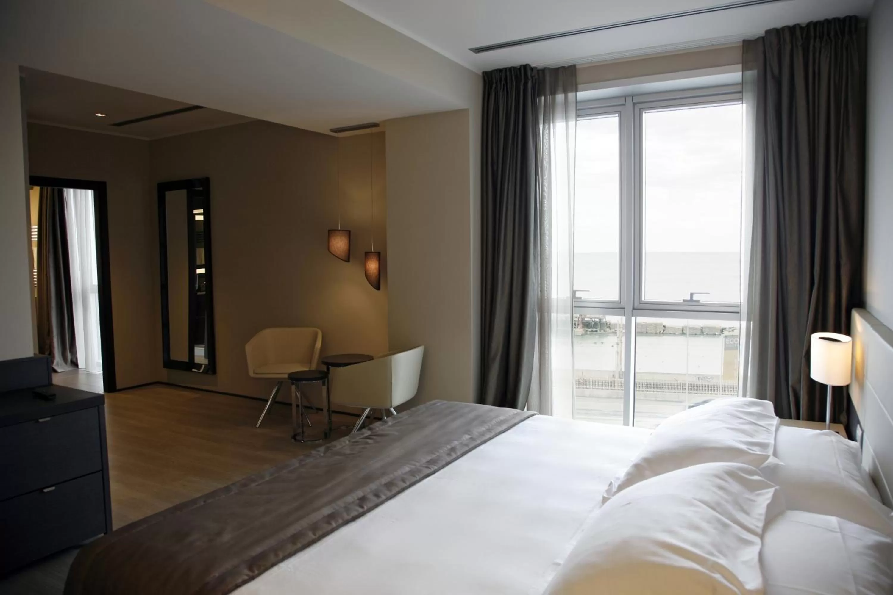 View (from property/room), Bed in Ego Hotel