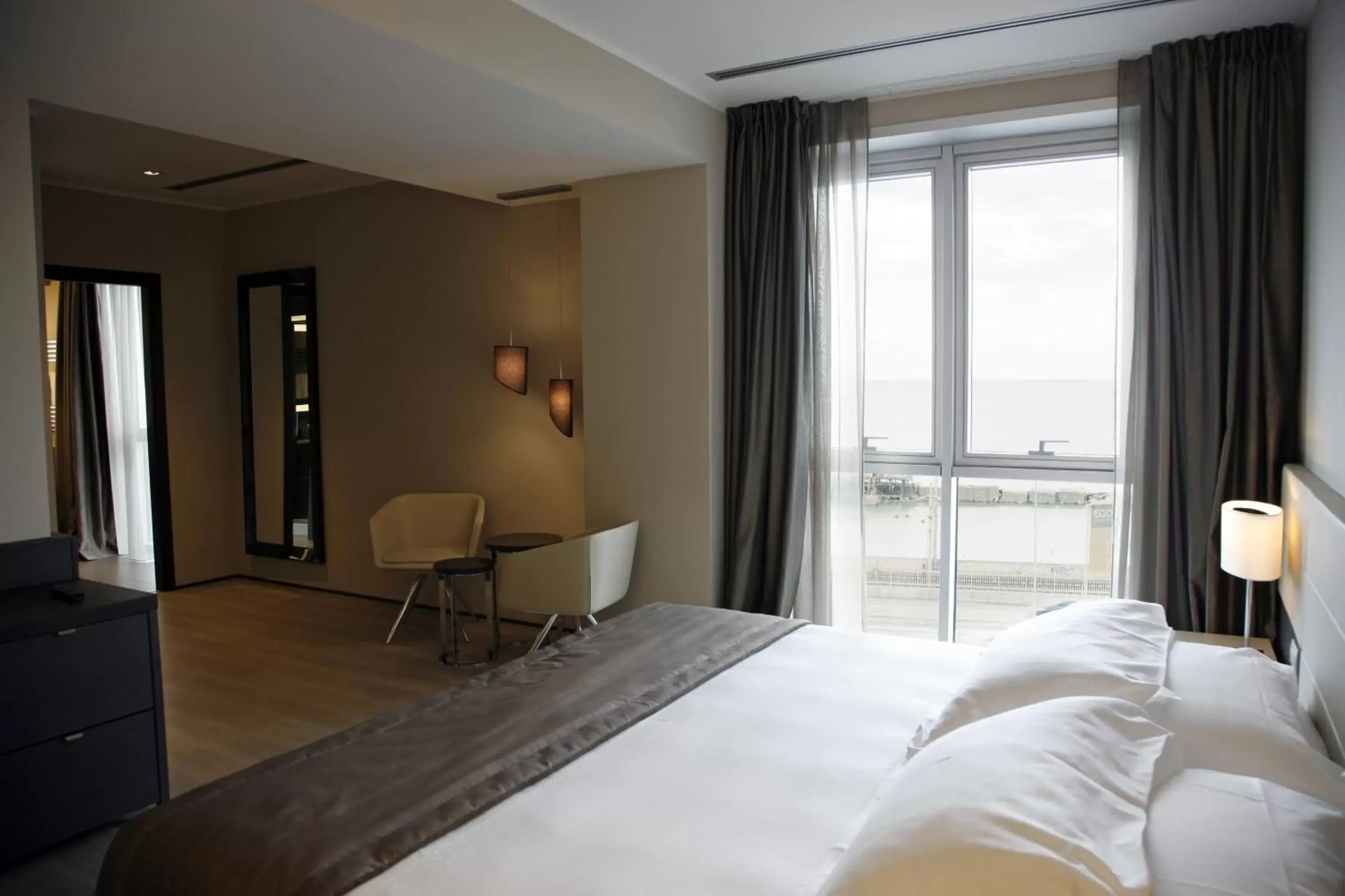 View (from property/room), Bed in Ego Hotel