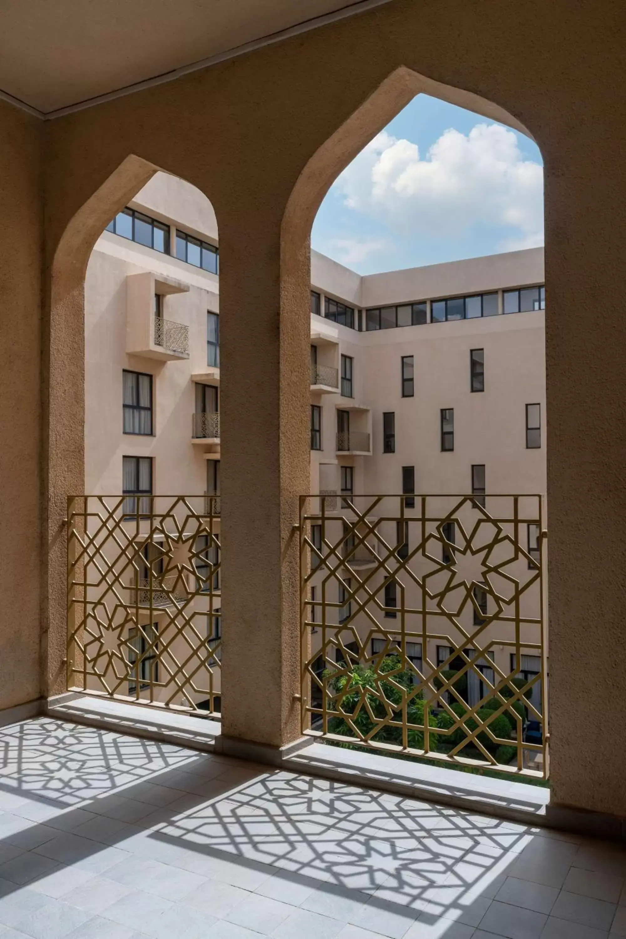 View (from property/room), Balcony/Terrace in Radisson Blu Hotel N'Djamena