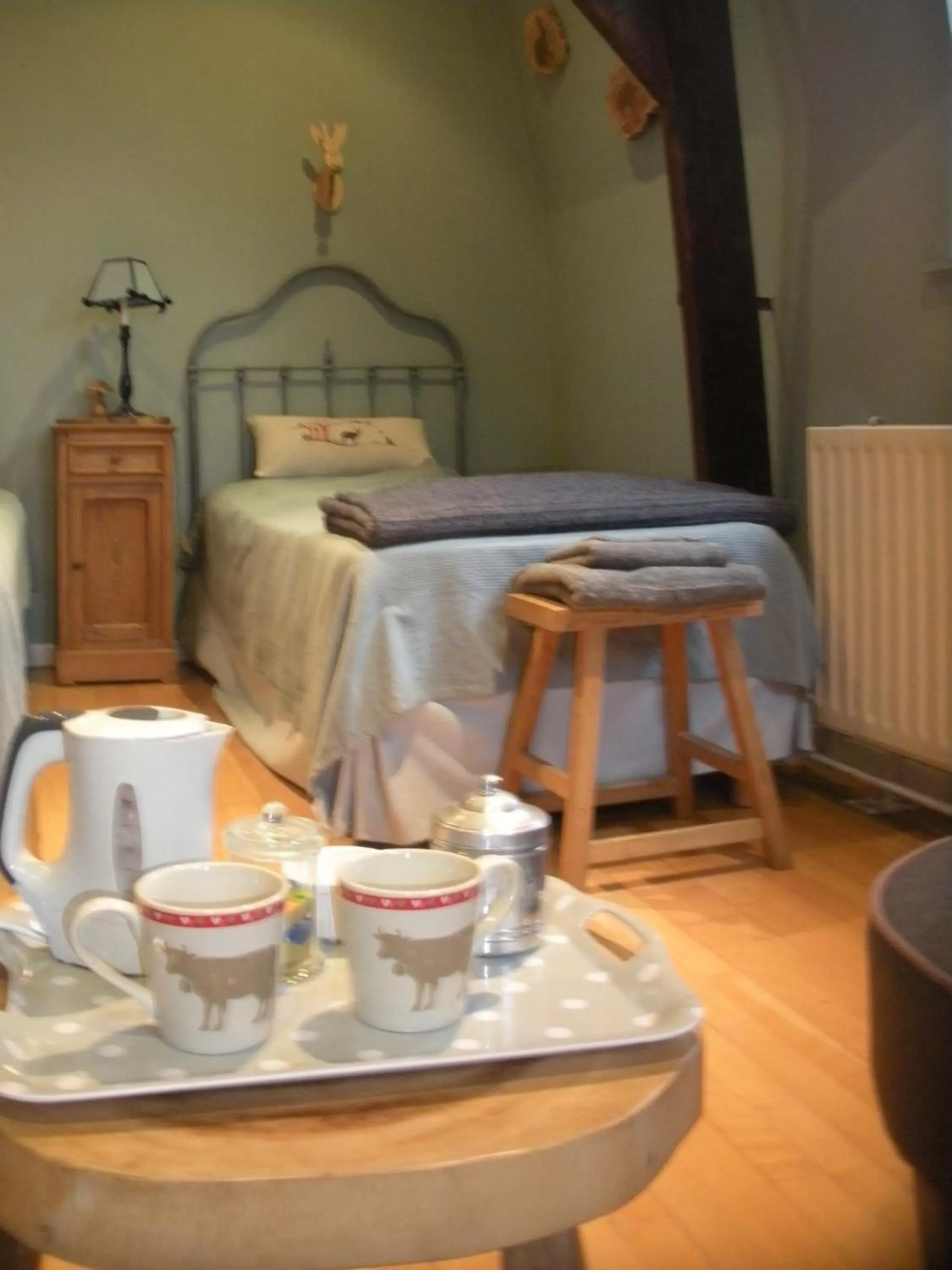 Twin Room - single occupancy in B&B La demeure du Papillon Twin Room - single occupancy in B&B La demeure du Papillon