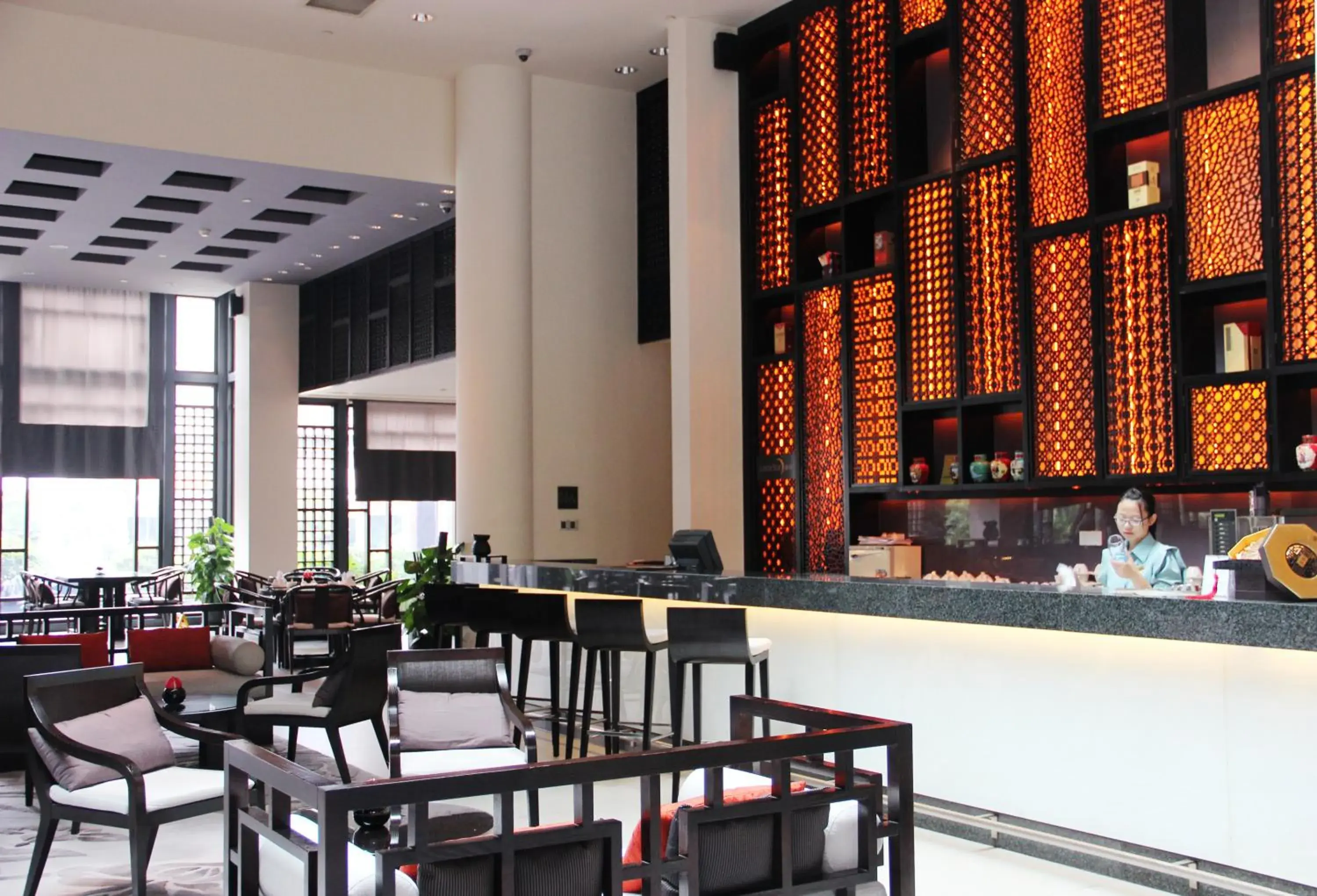 Lobby or reception, Lounge/Bar in Angsana Hangzhou