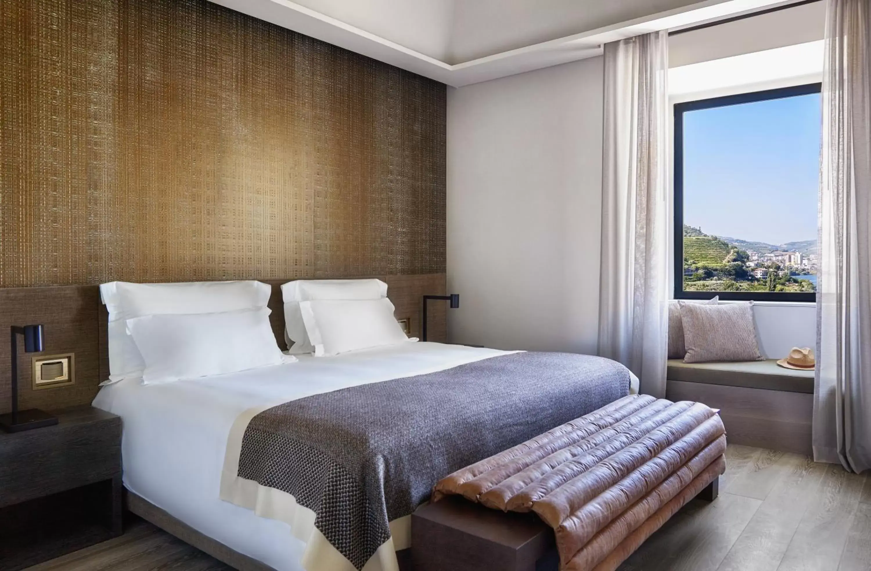 Bed in Six Senses Douro Valley