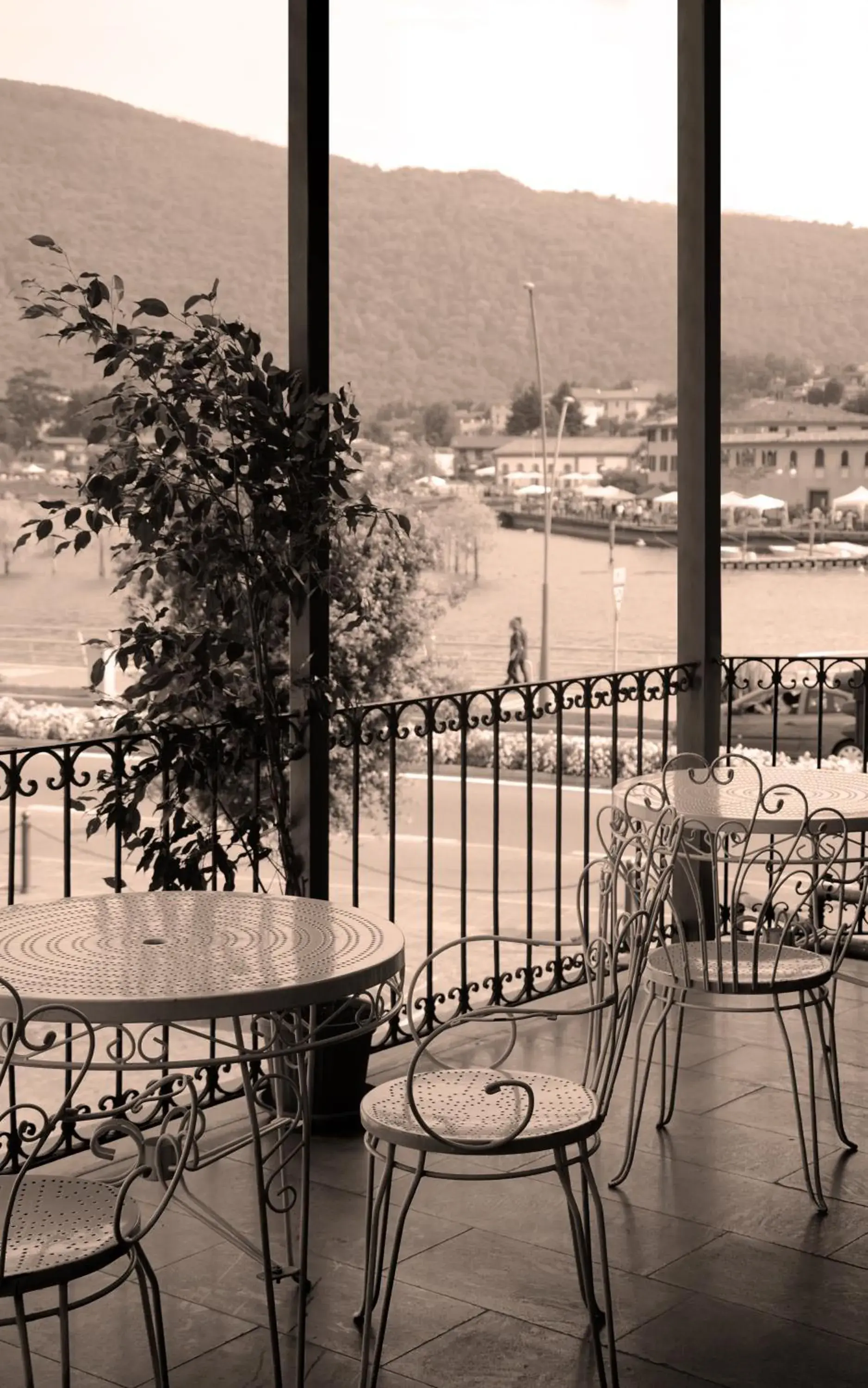 Balcony/Terrace, Mountain View in Hotel Sebino