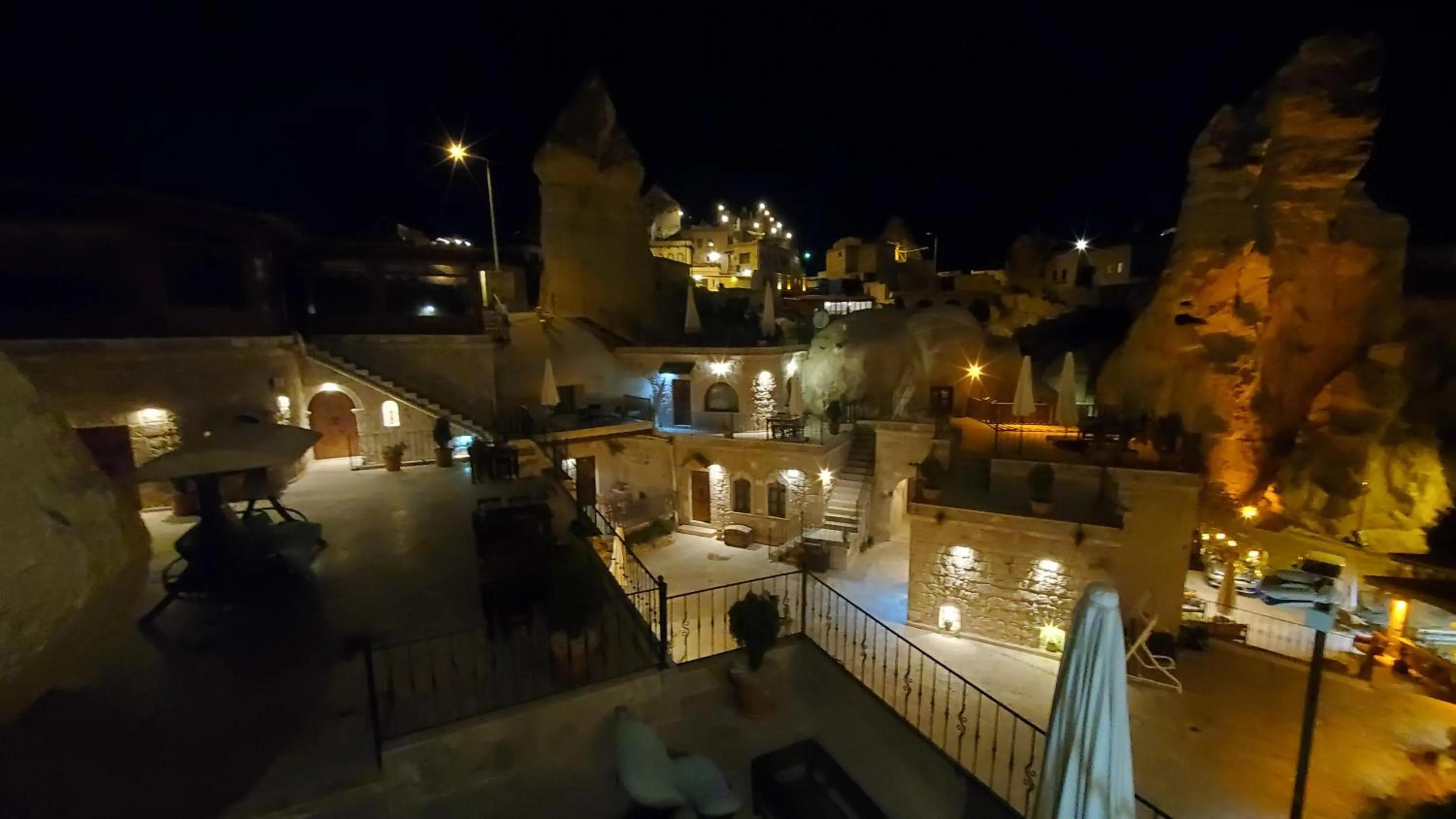 City view in Antique Terrace Cave Suites