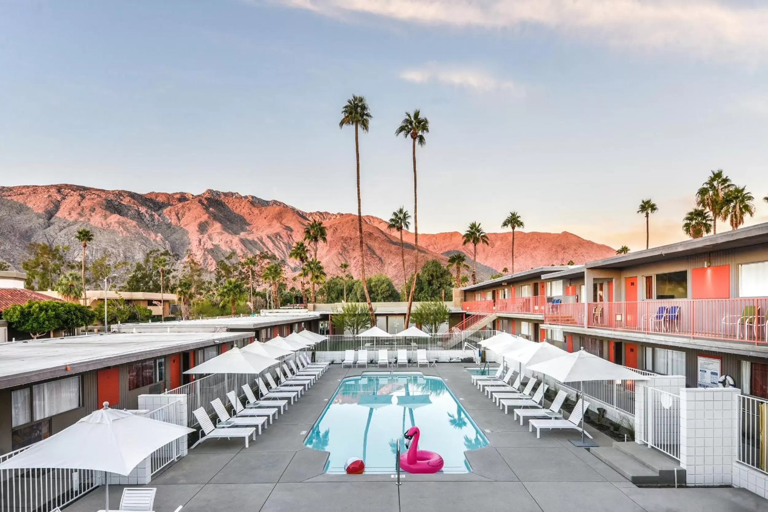 Pool view, Swimming Pool in The Skylark, a Palm Springs Hotel
