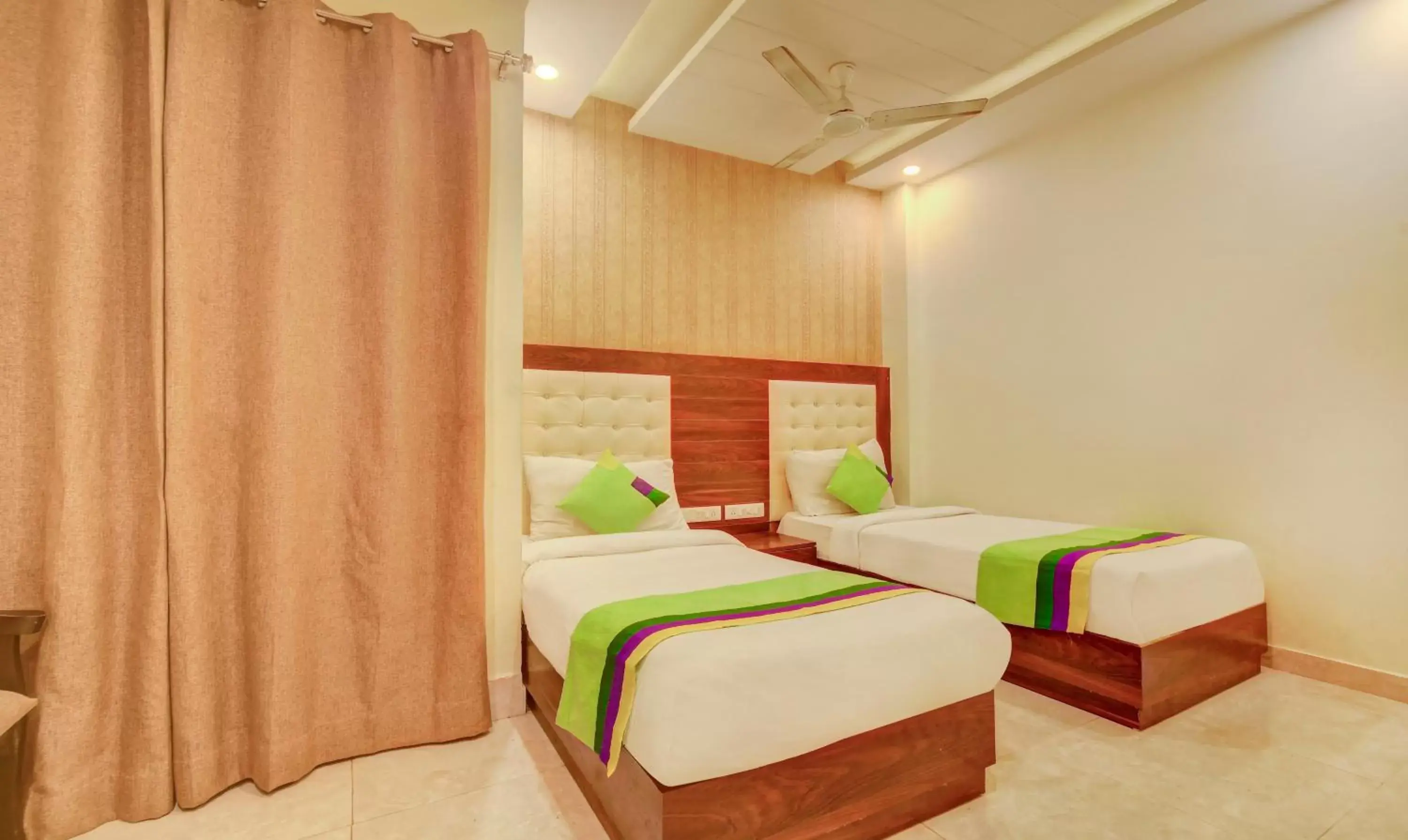 Bedroom, Bed in Treebo G K Residency Near Dehradun Railway Station Bedroom, Bed in Treebo G K Residency Near Dehradun Railway Station