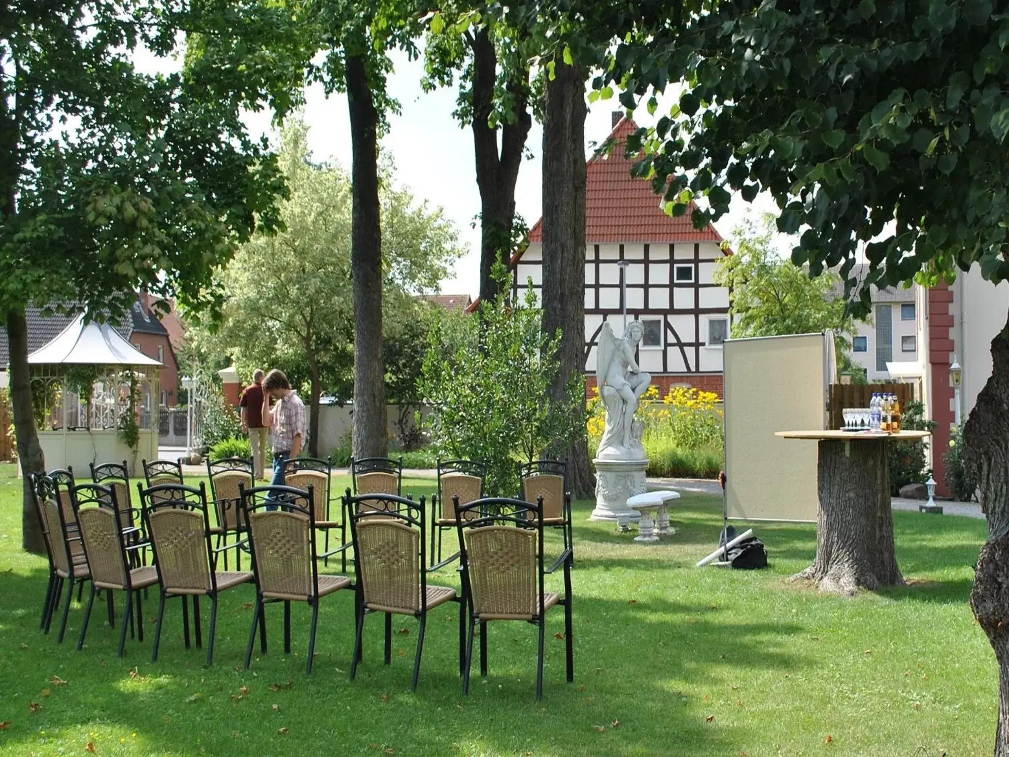 Decorative detail in Parkhotel Bilm im Glück am Stadtrand Hannovers