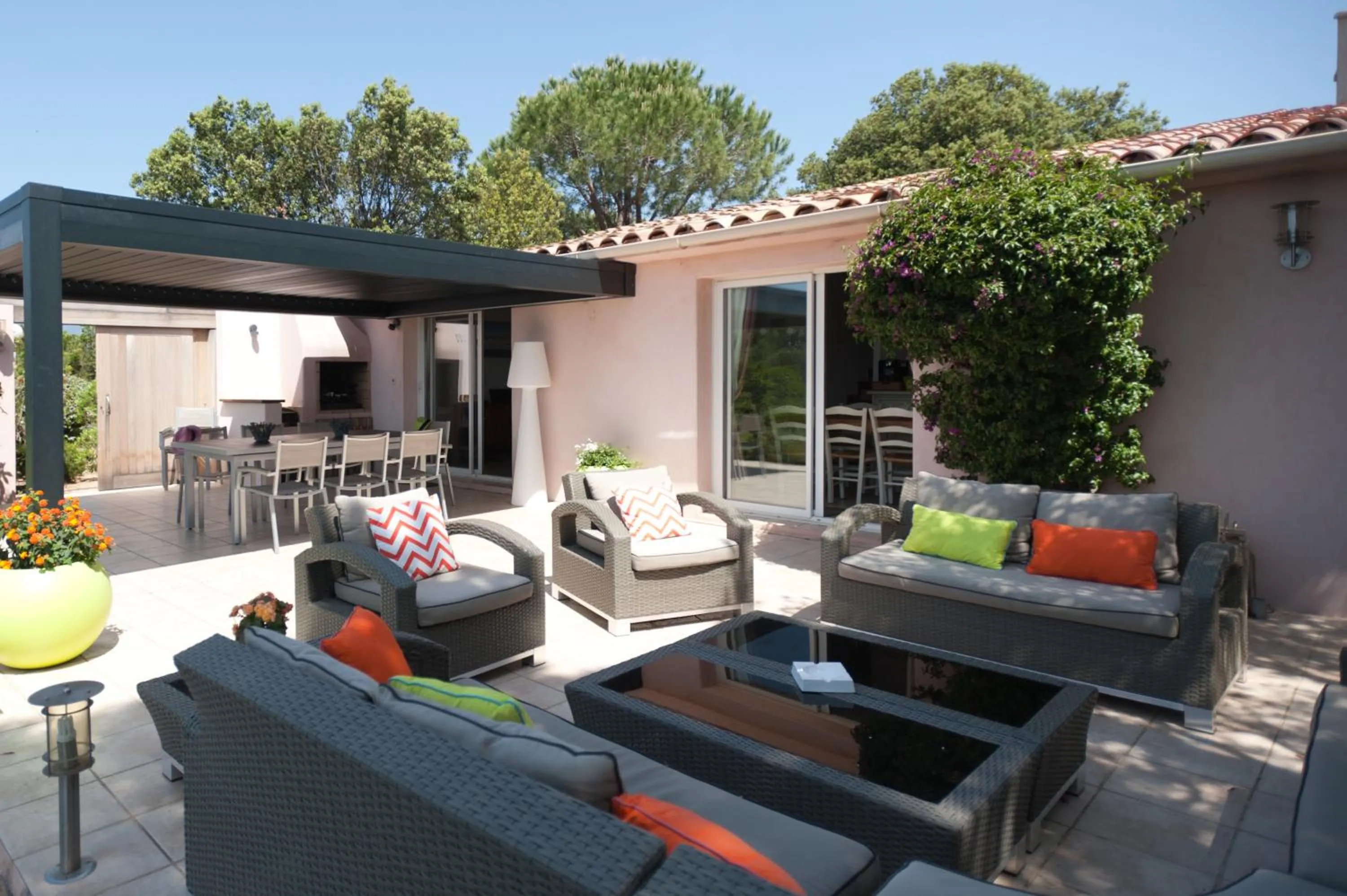 Patio in Résidence Marina Di Santa Giulia