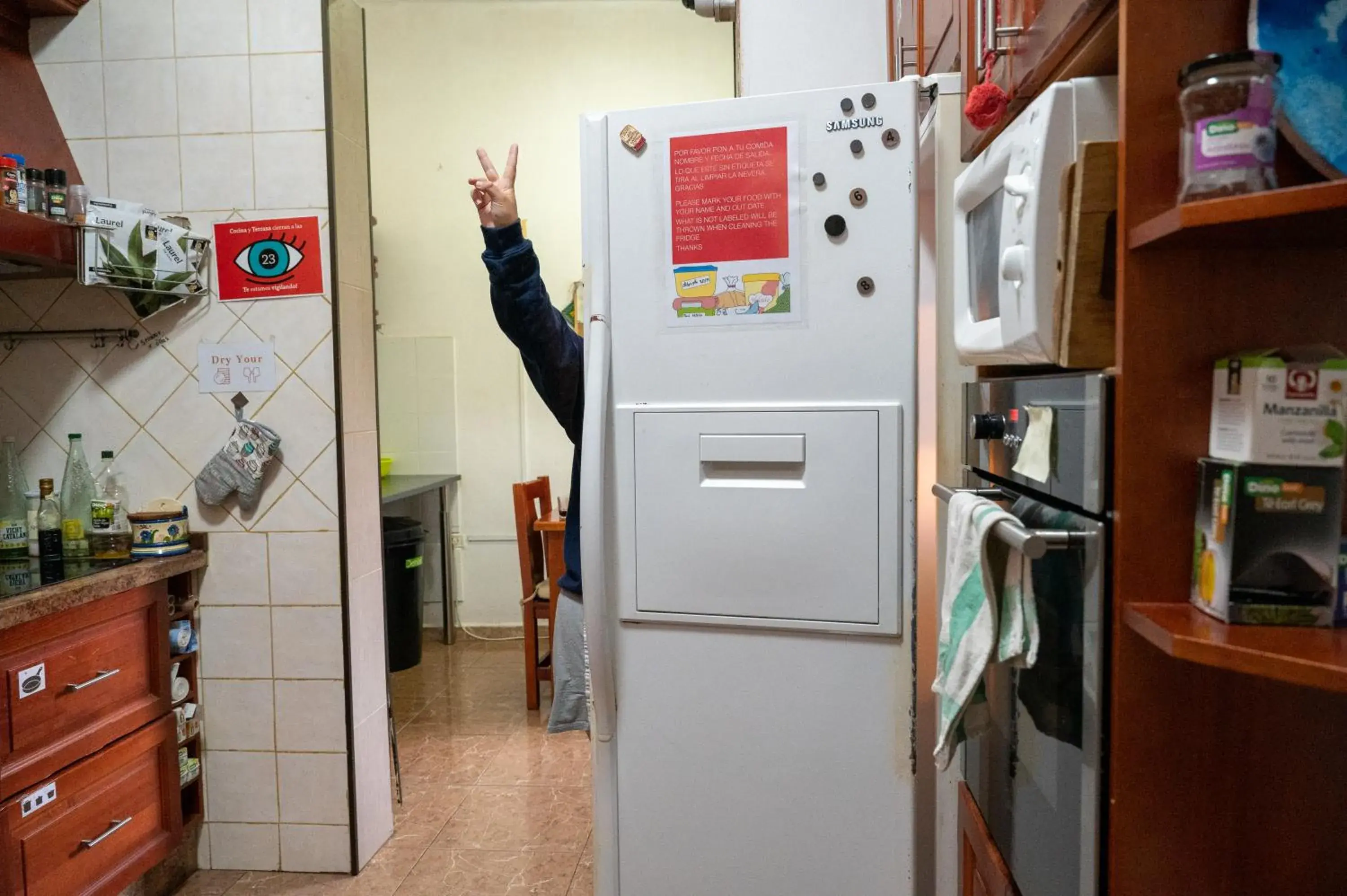 Kitchen or kitchenette in Drago Hostel