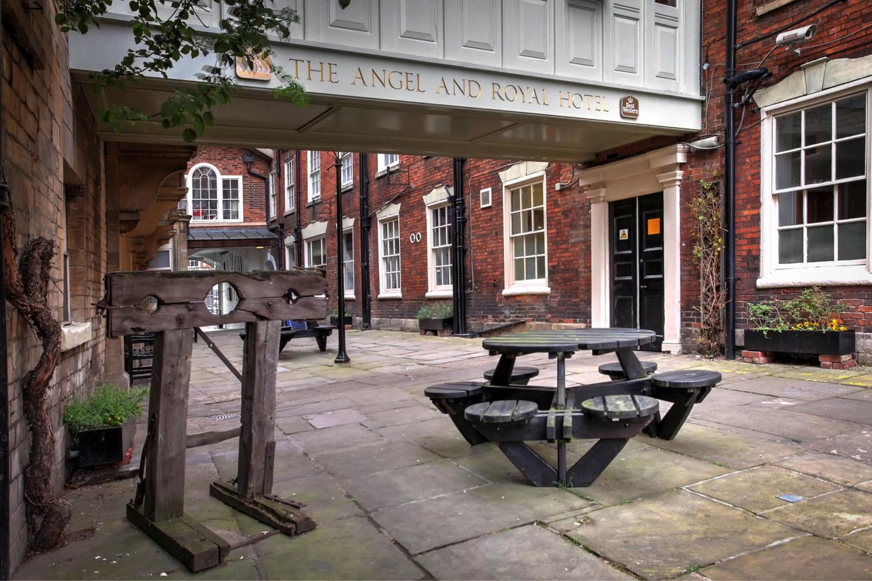 Property building in Angel and Royal Hotel