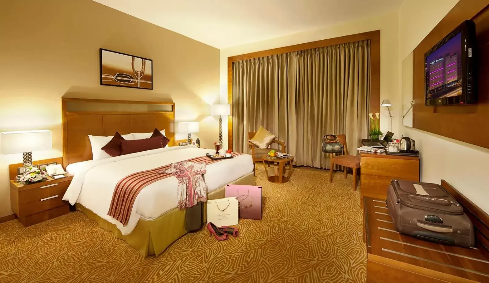 Bed in Landmark Grand Hotel