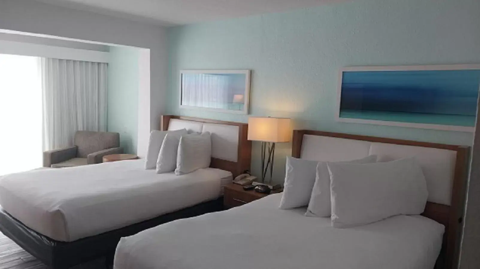 Bedroom, Bed in Courtyard by Marriott Nassau Downtown/Junkanoo Beach