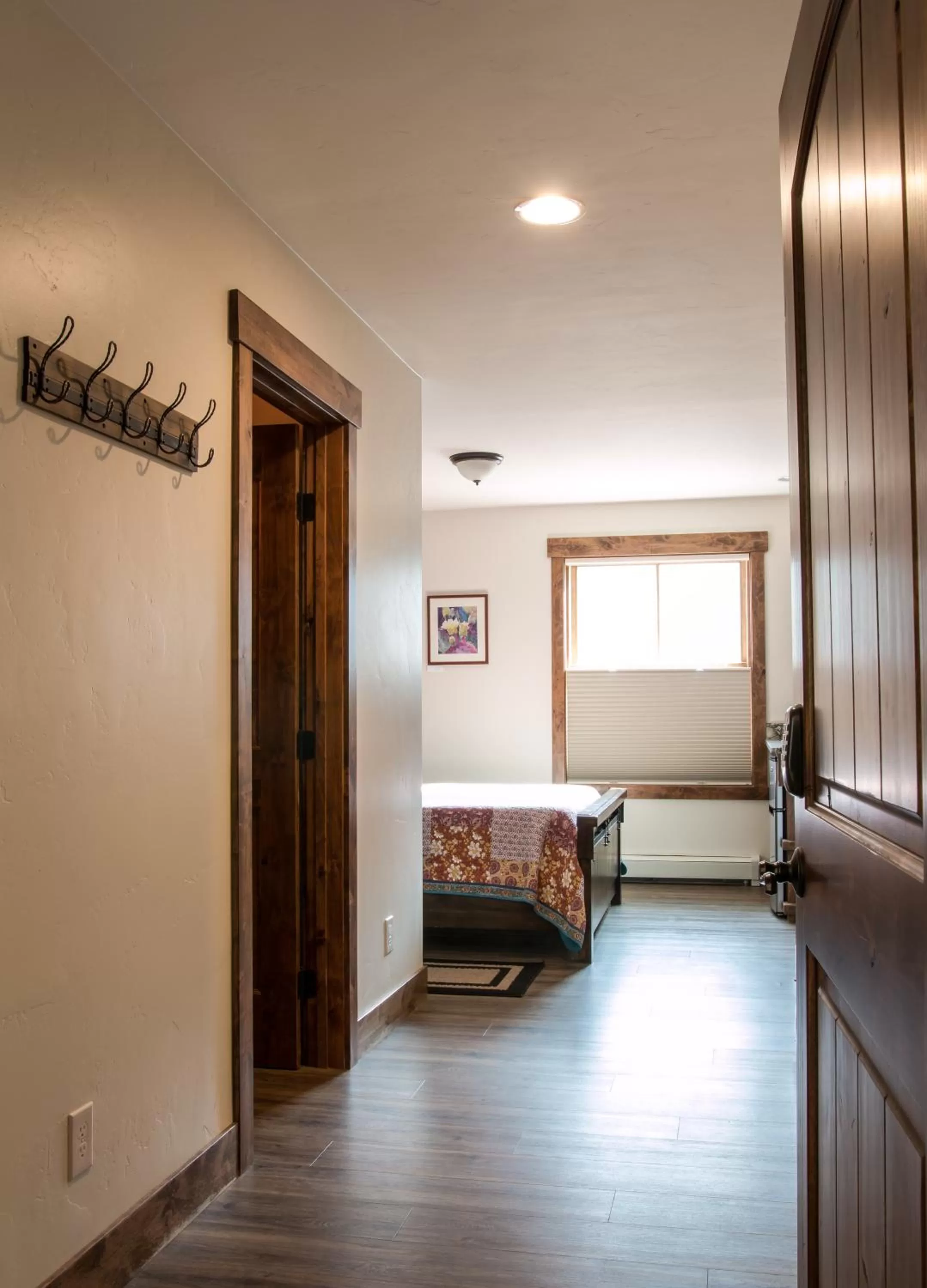 Bed in Clear Creek Inn