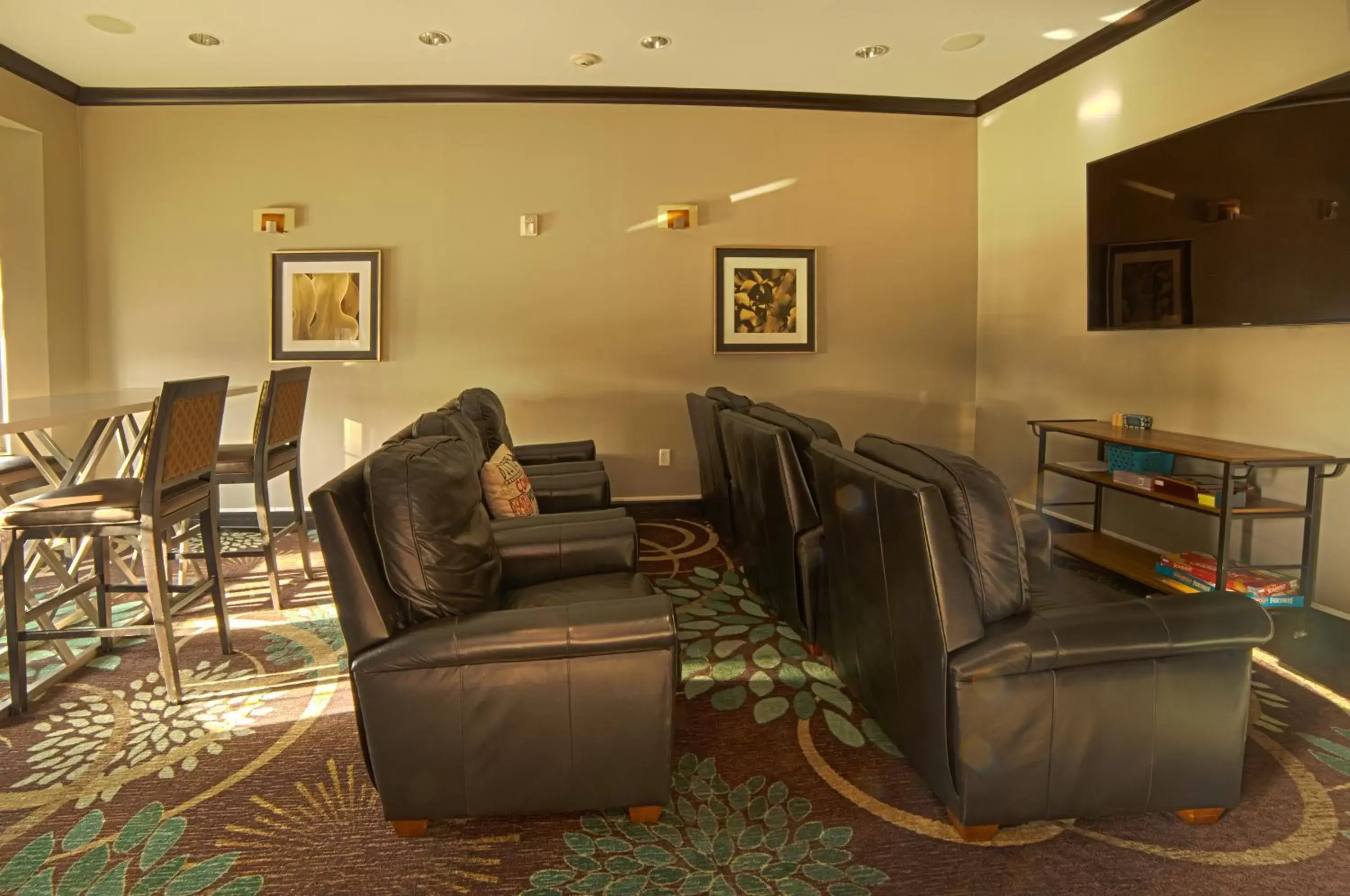 TV and multimedia, Seating Area in Staybridge Suites Houston-NASA Clear Lake, an IHG Hotel