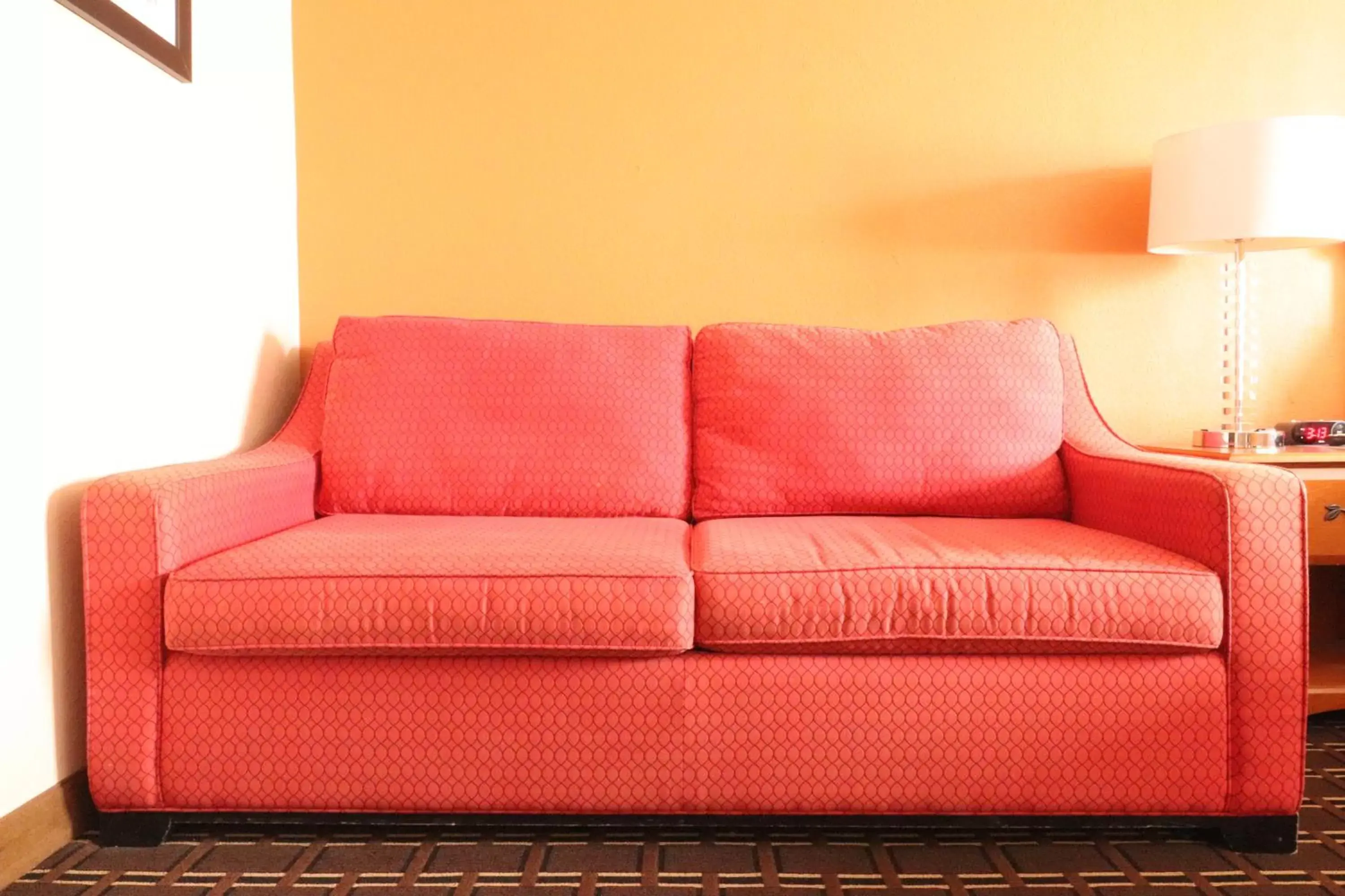 Seating Area in Days Inn by Wyndham Black River Falls - Access to ATV Trail