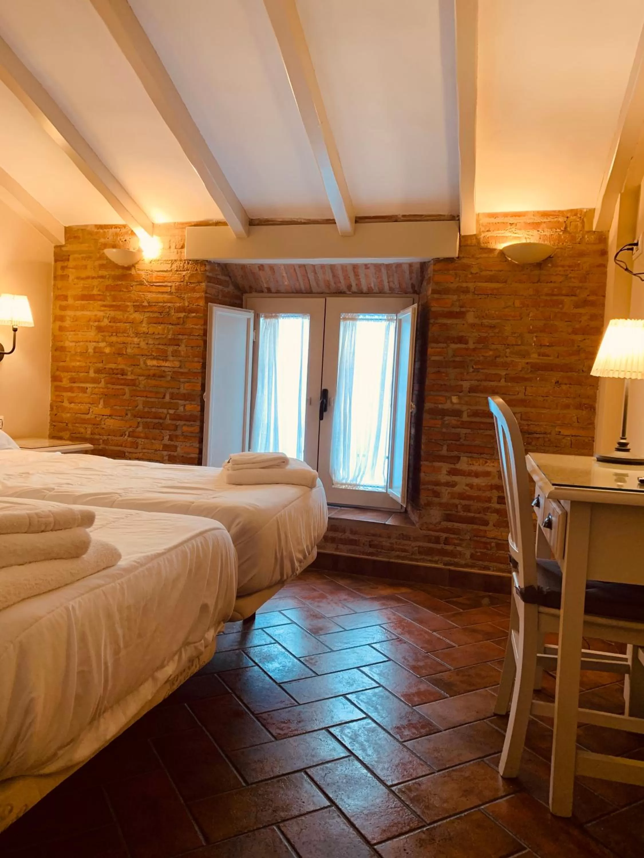 Bed in Hotel Plaza Grande