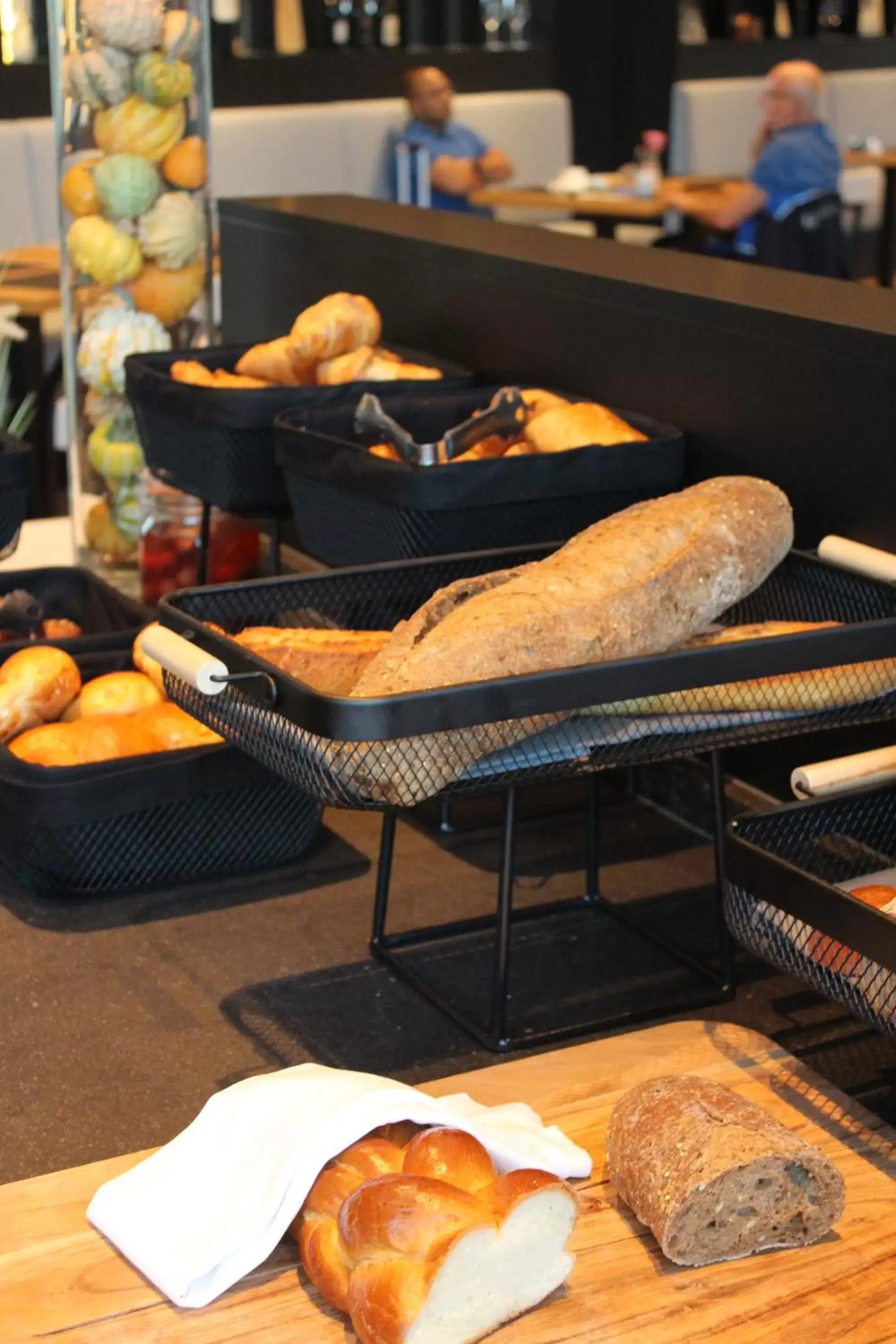 Buffet breakfast, Food in Modern Times Hotel Vevey