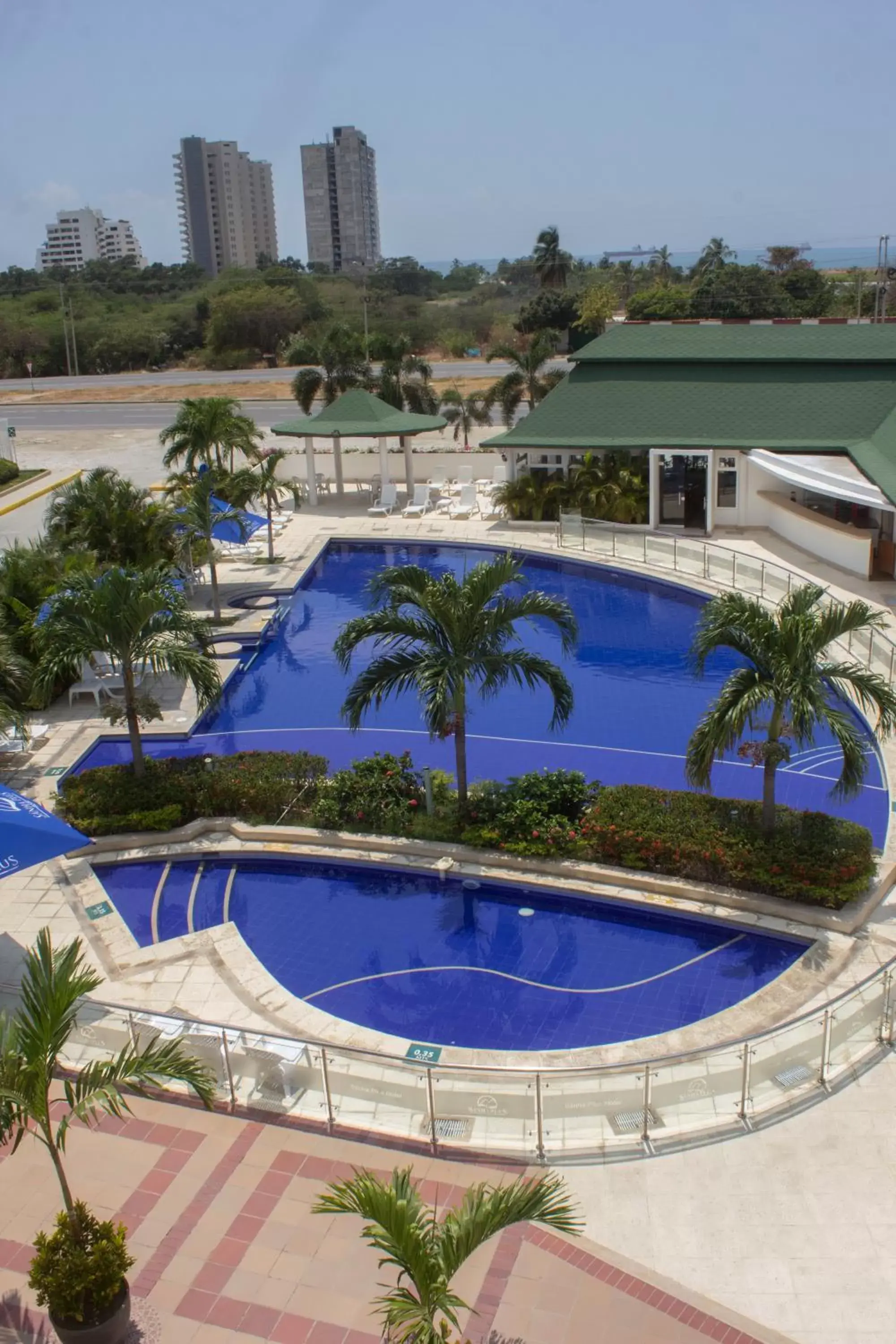 Pool View in Sanha Plus Hotel