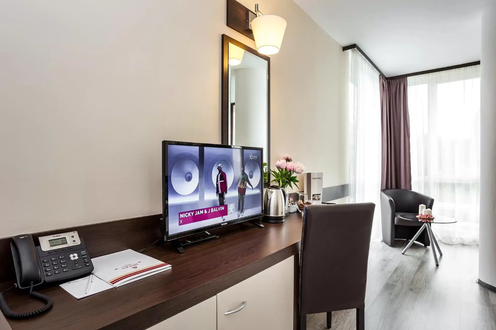 TV and multimedia, TV/Entertainment Center in Grami Hotel Sofia