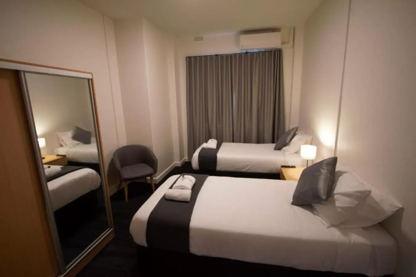 Bed in Sydney Junction Hotel