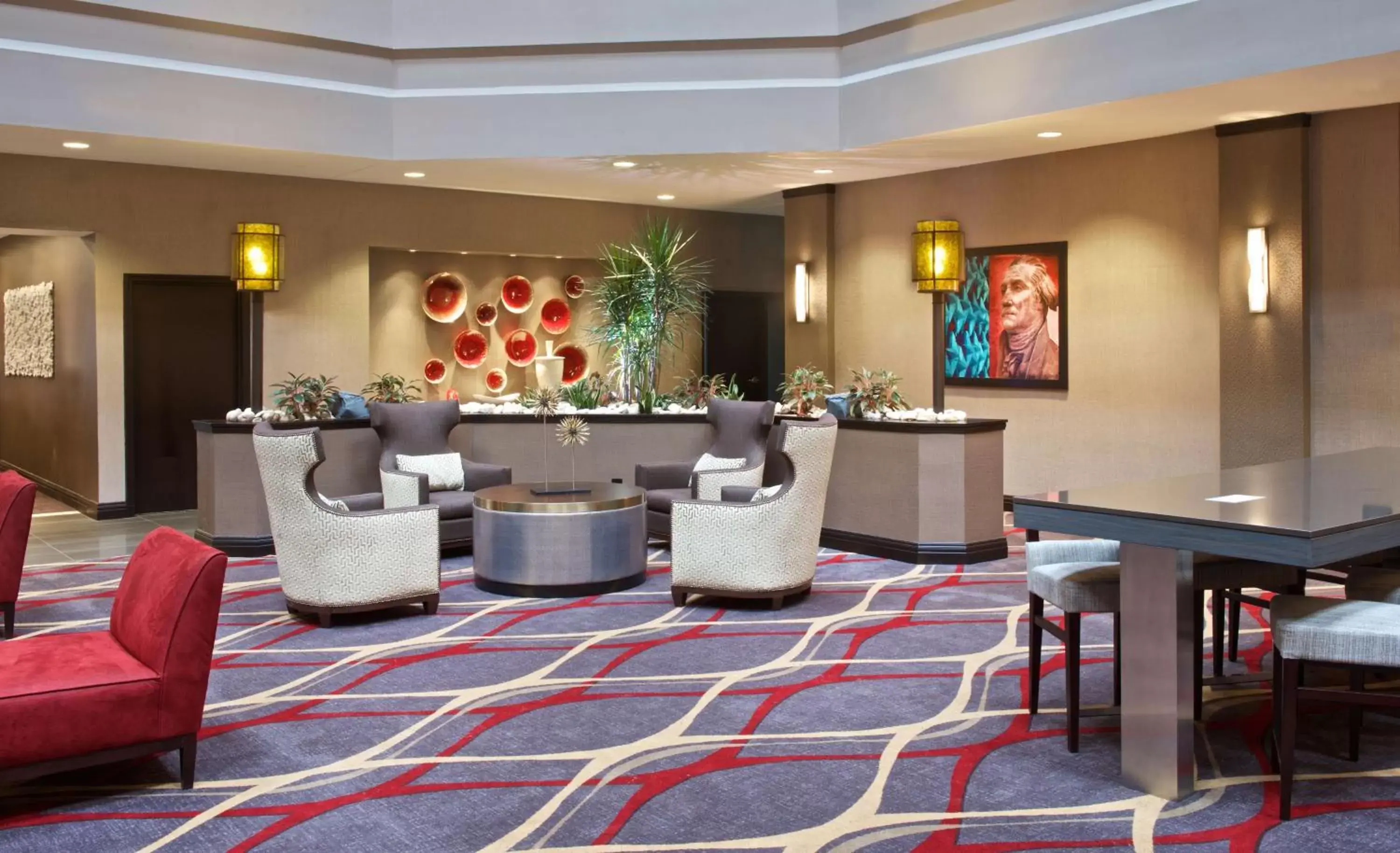 Lobby or reception in Embassy Suites by Hilton Dulles Airport