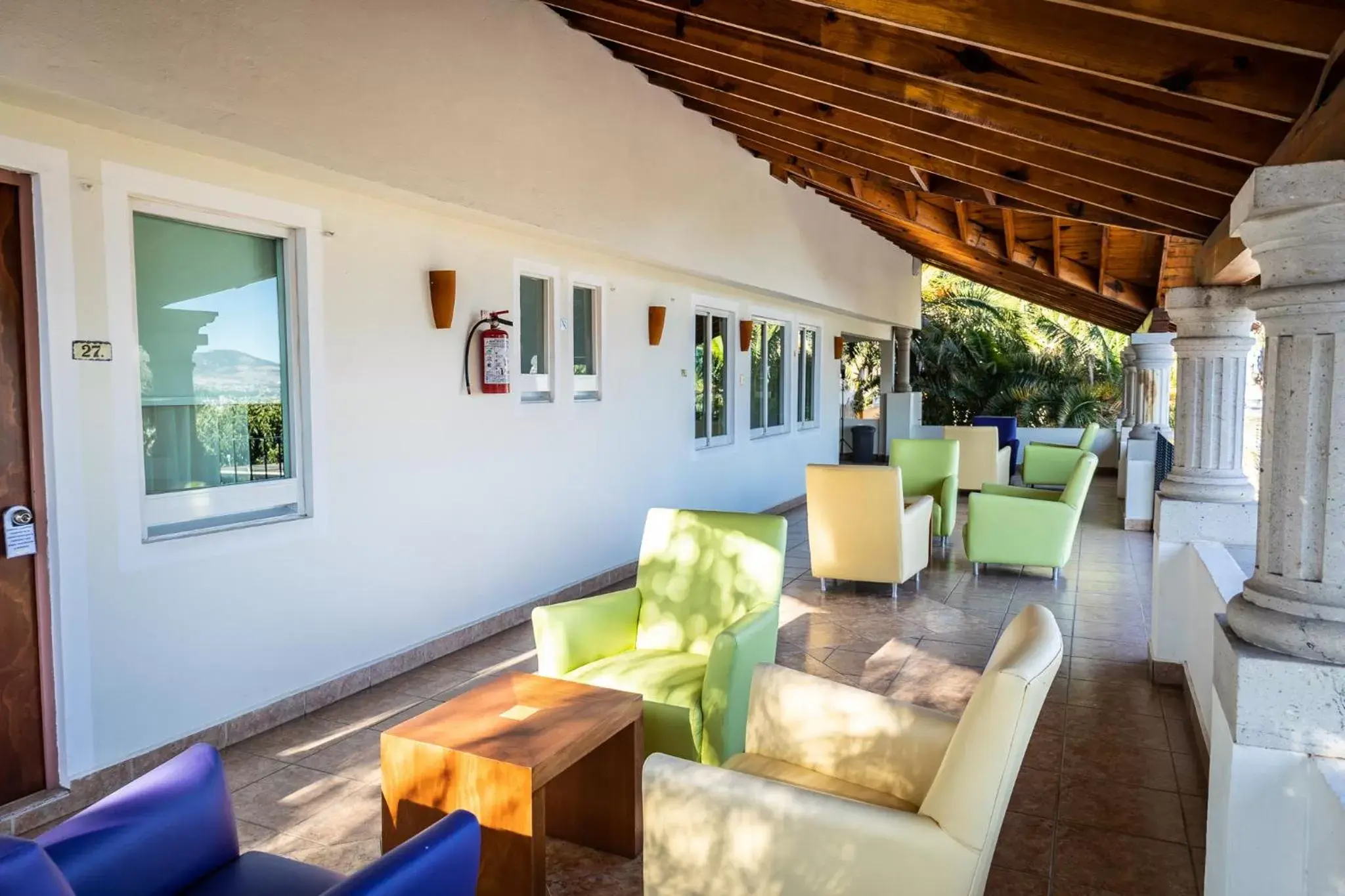 Seating area in Hotel Hacienda Montesinos