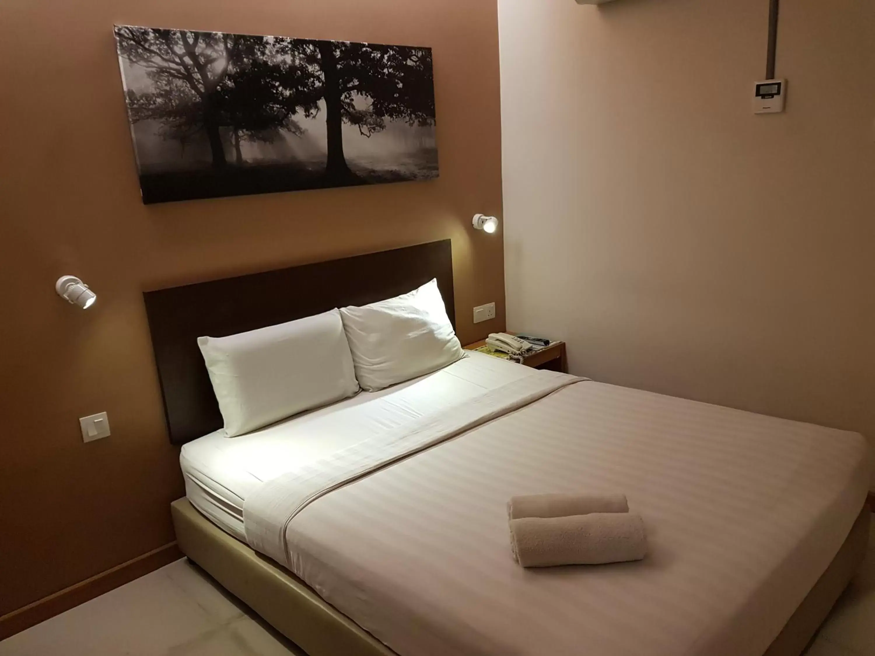 Bed in Hotel Asia