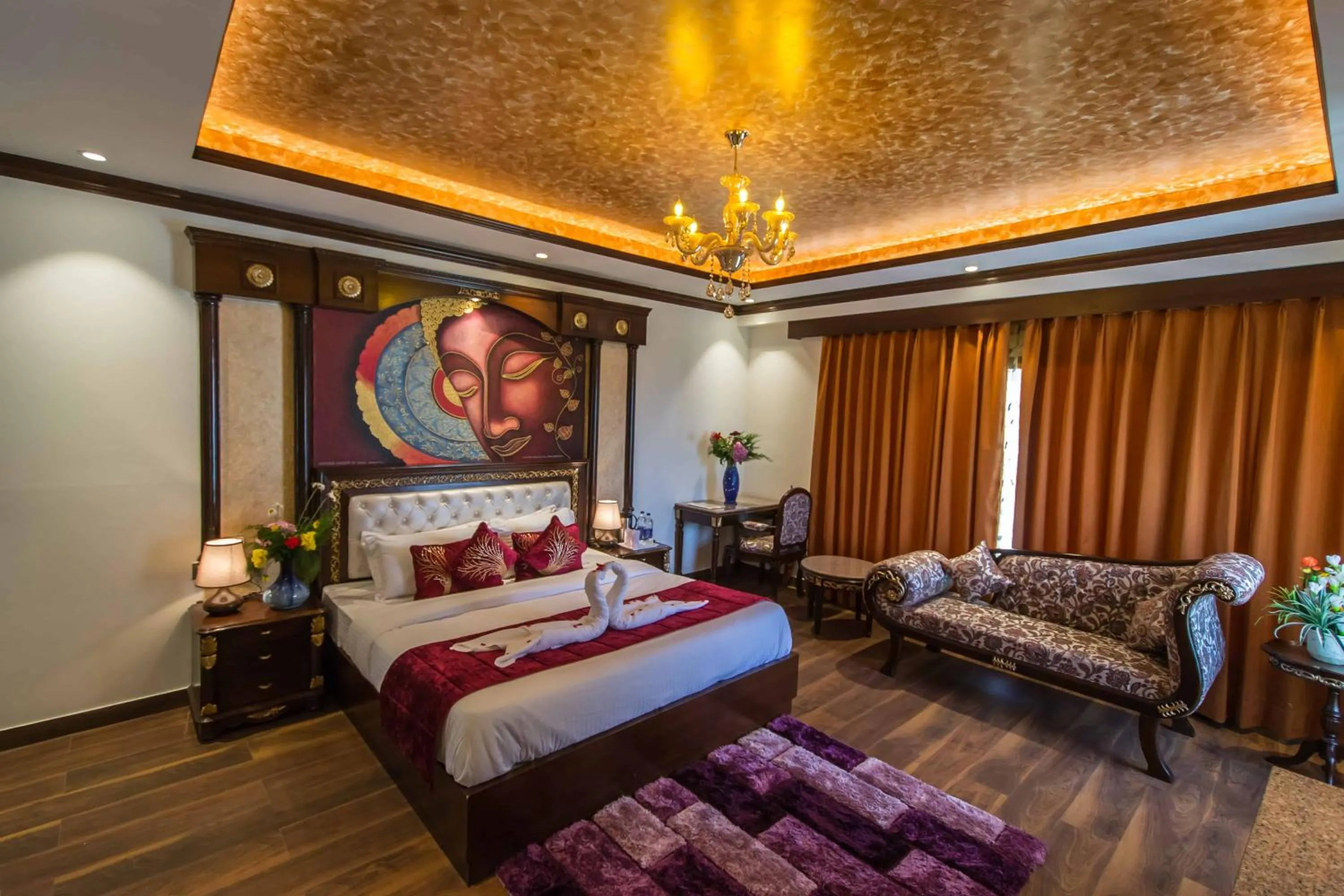 Photo of the whole room, Bed in The Highland Park - A Truly River side Resort