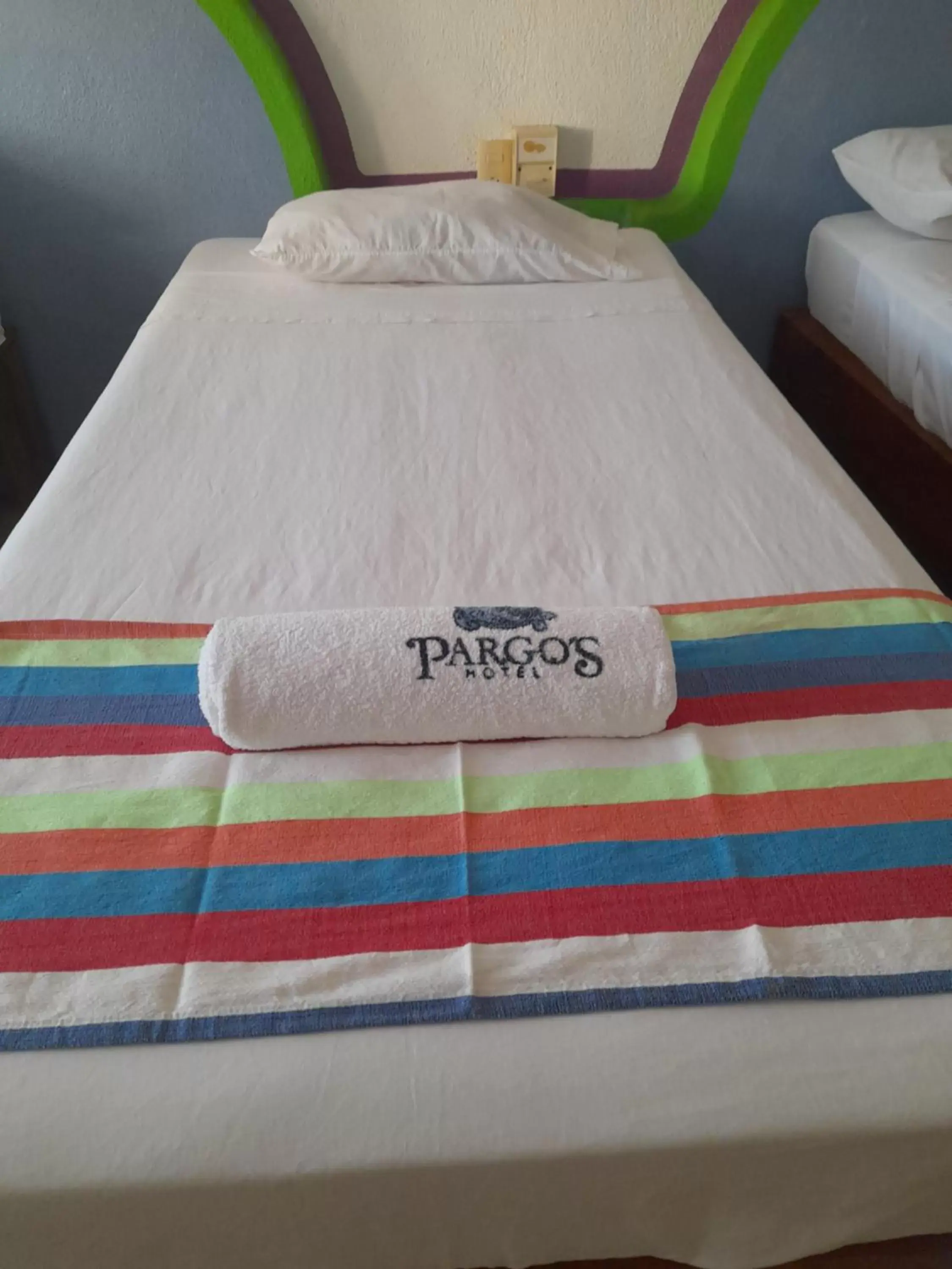 Bed in Pargos Hotel & Cowork