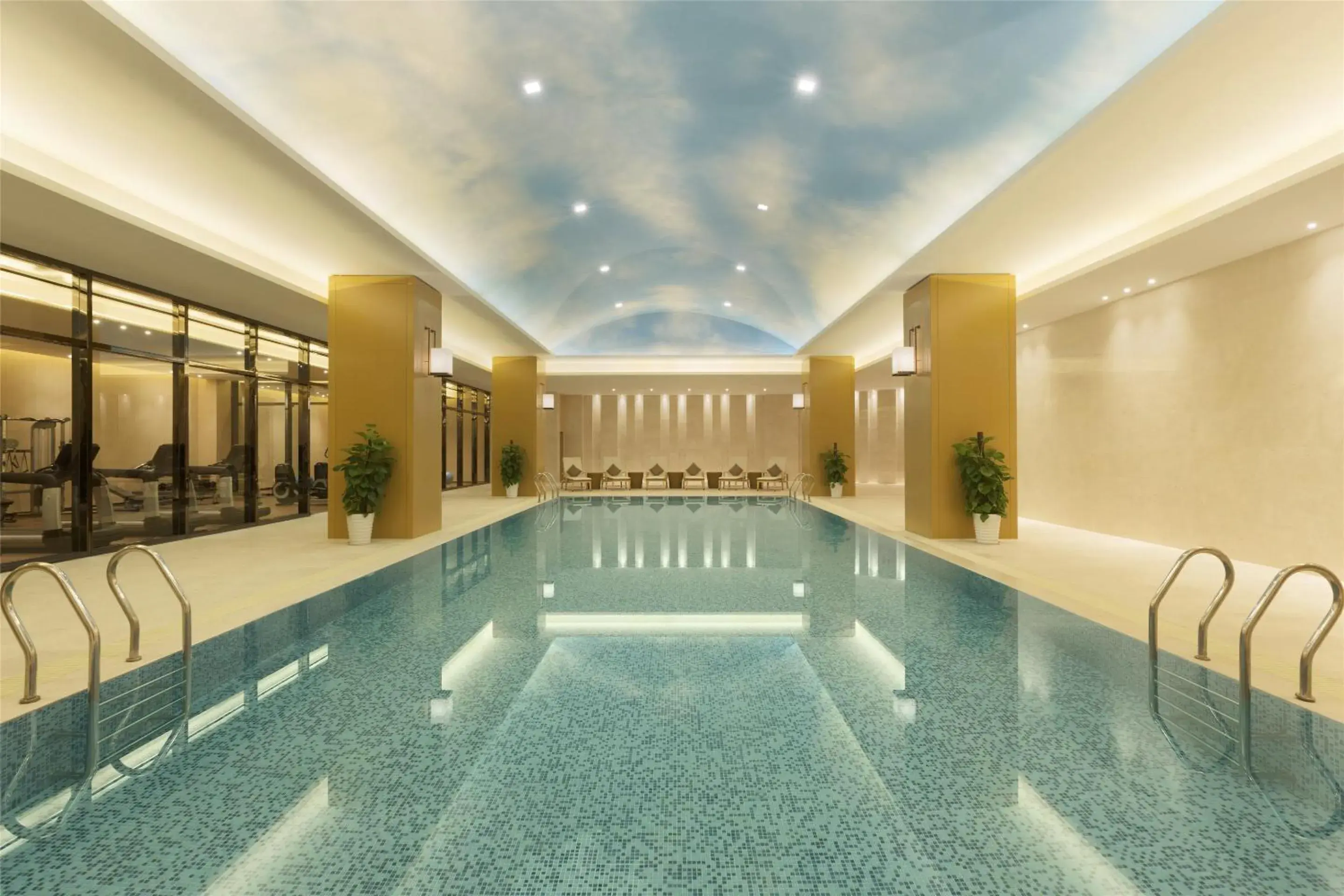 Fitness centre/facilities, Swimming Pool in Wyndham Chongqing Yuelai