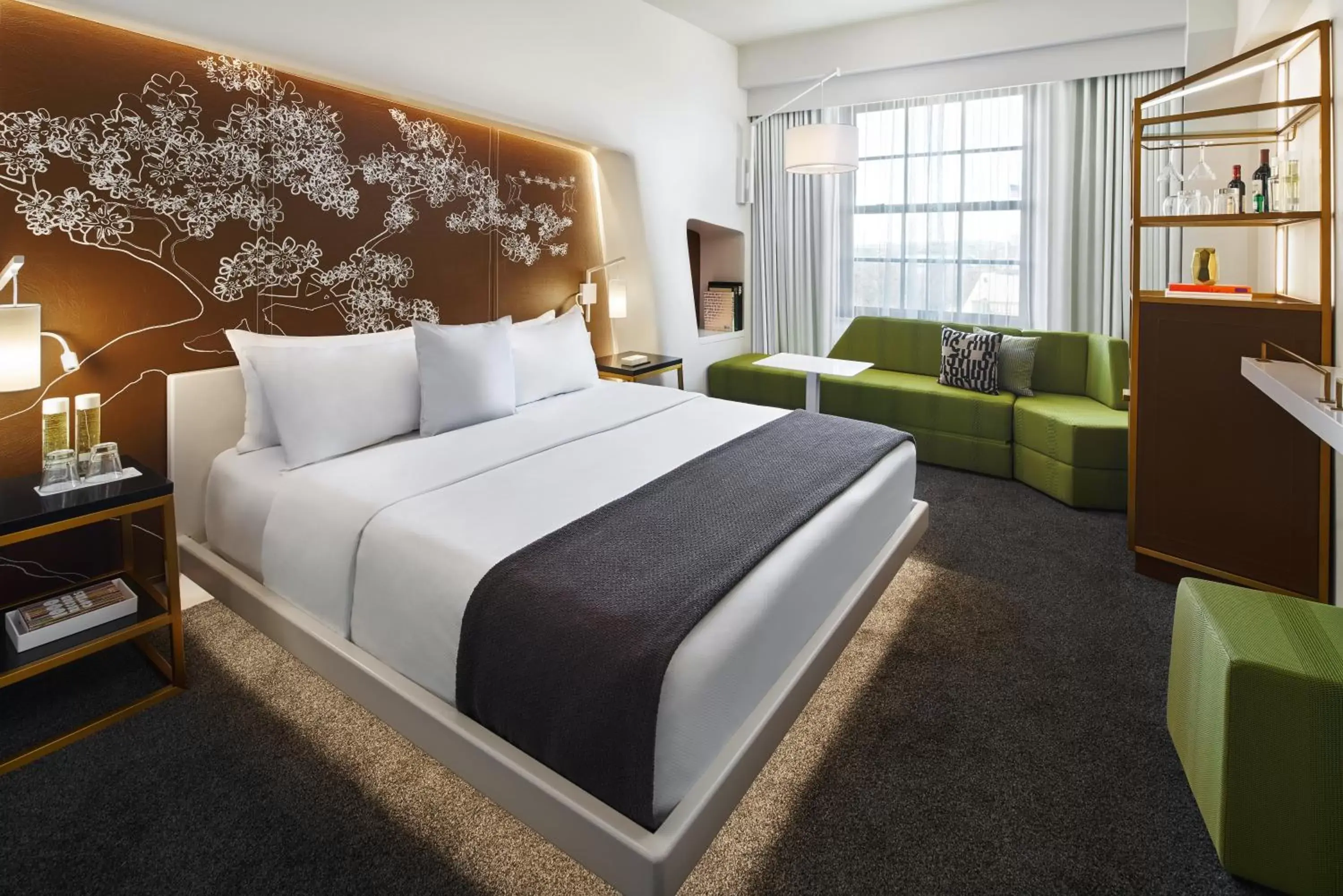 Bed in Hotel Washington