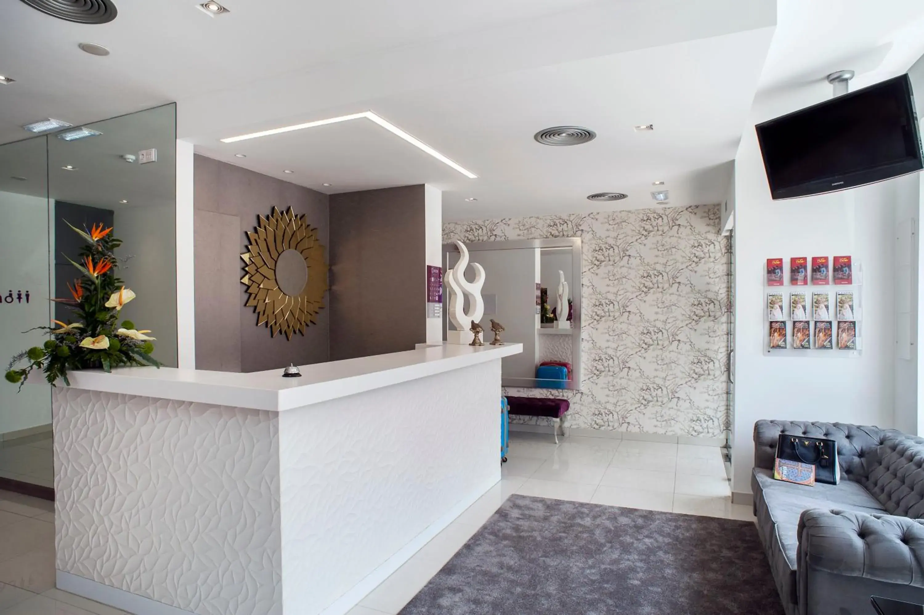 Lobby or reception in Hotel Genesis Lobby or reception in Hotel Genesis