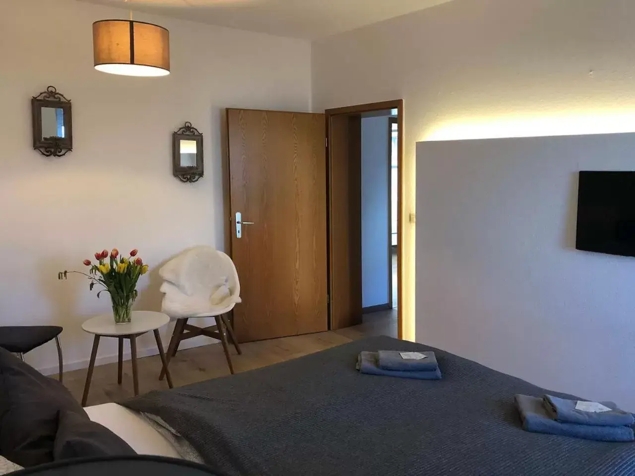 Bed in Landlust Hotel Bed in Landlust Hotel