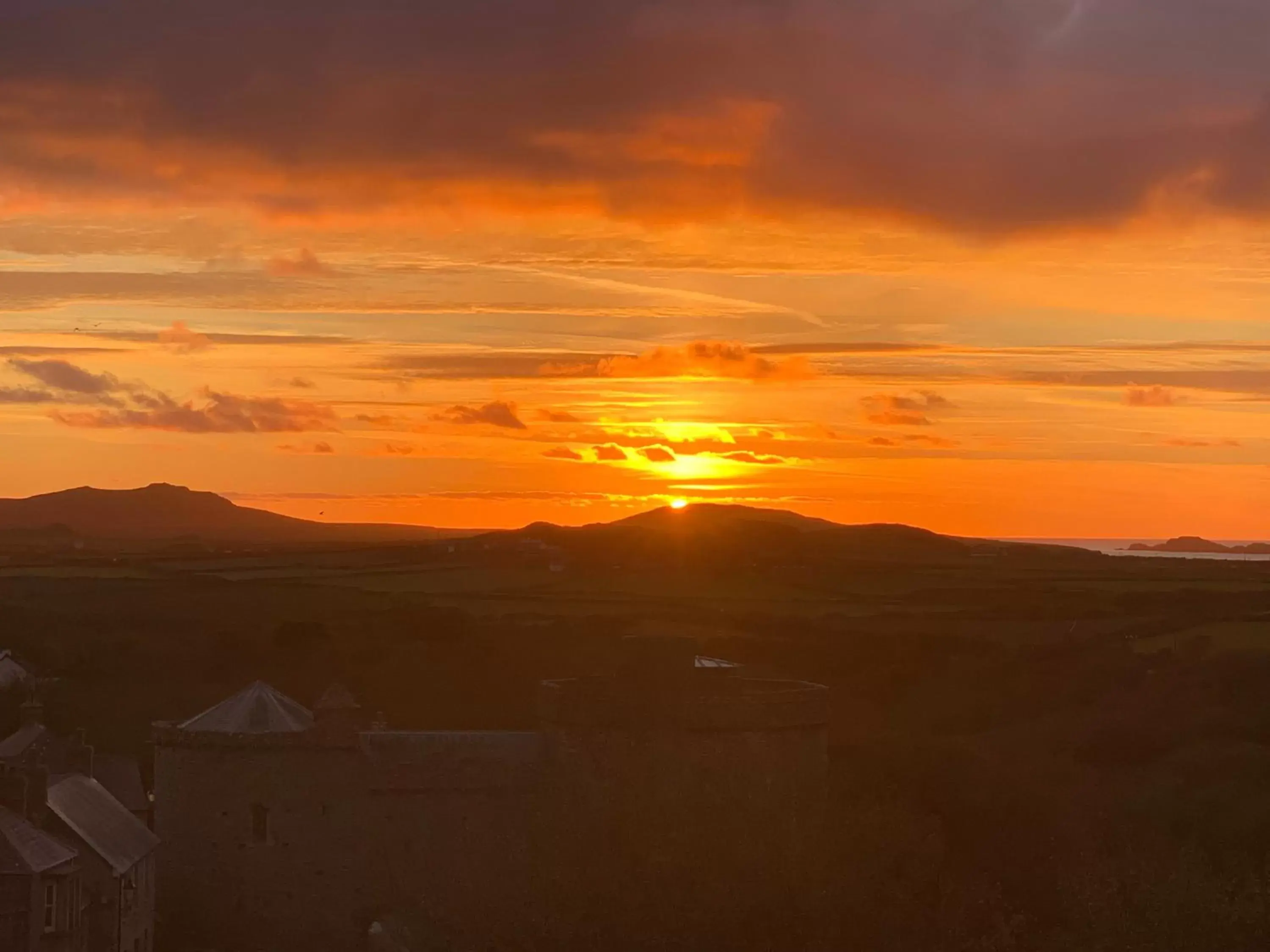 View (from property/room), Sunrise/Sunset in St Davids Gin & Kitchen - The Cathedral Villas