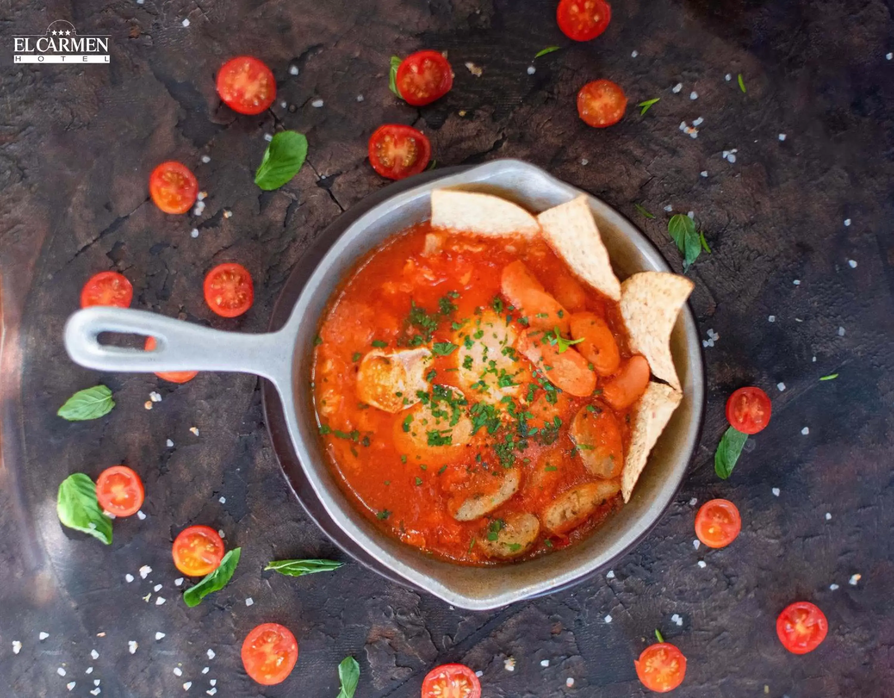 Breakfast in El Carmen Hotel Breakfast in El Carmen Hotel