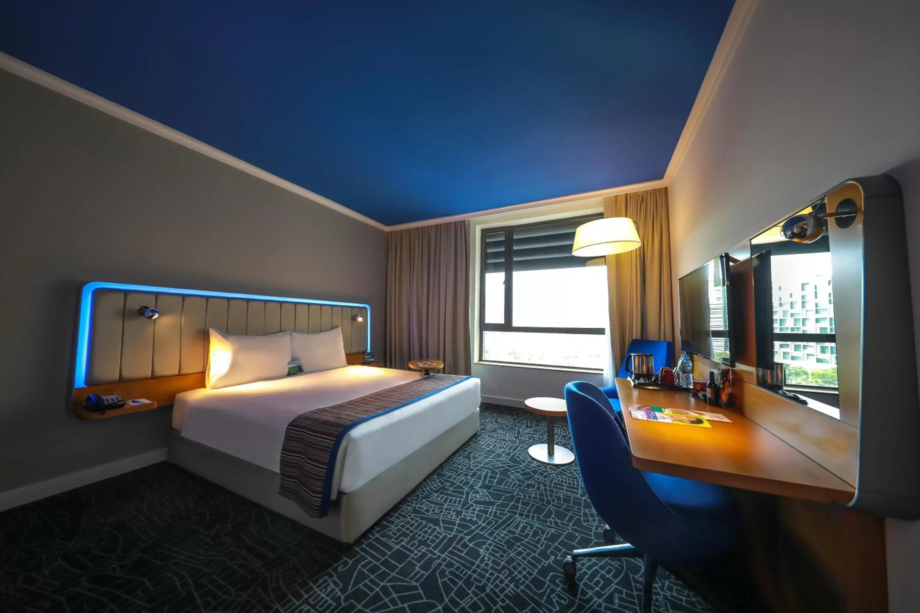 Bed in Park Inn by Radisson Abu Dhabi Yas Island