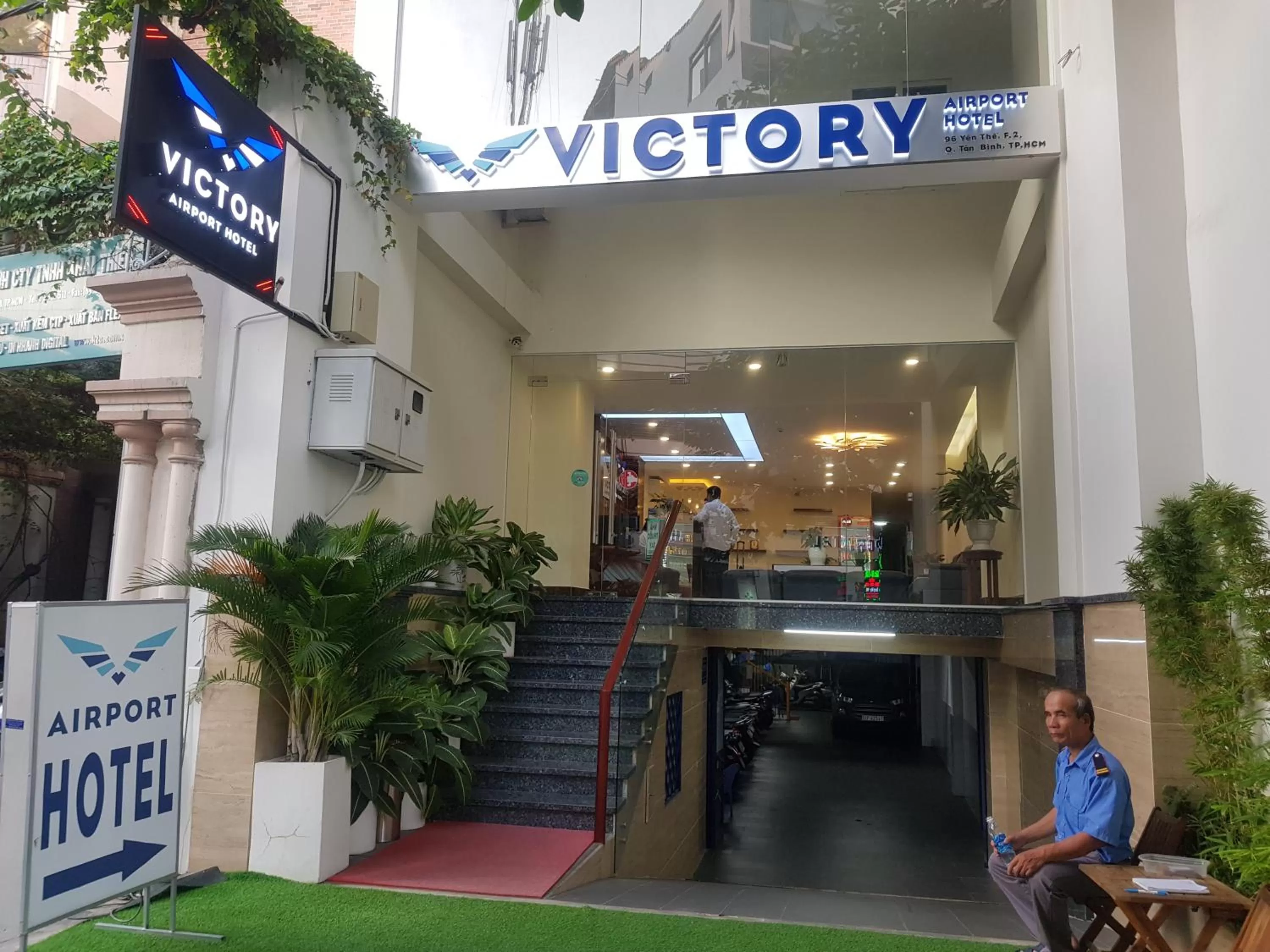 Facade/entrance in Victory Airport Hotel