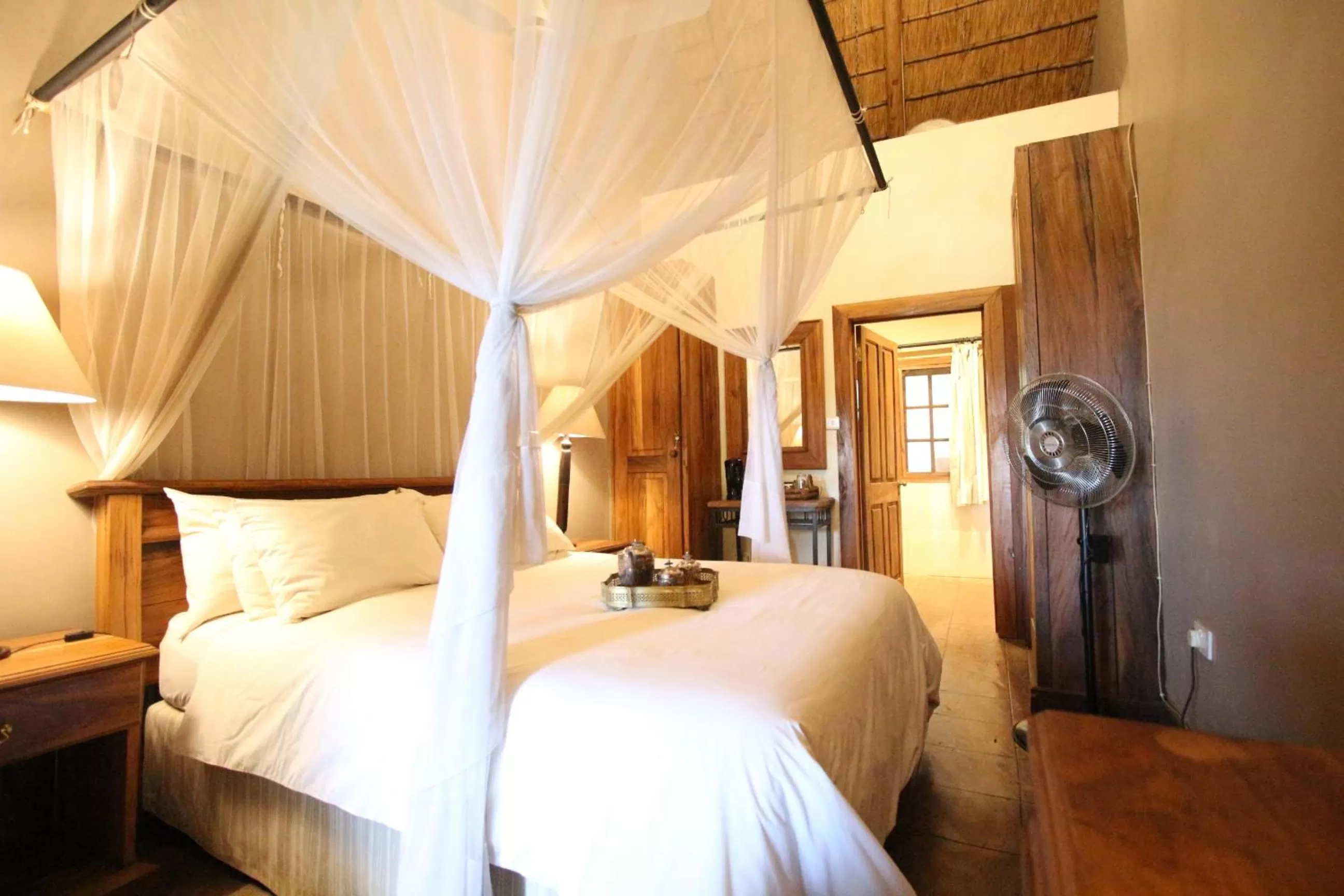Bed in Kumbali Country Lodge